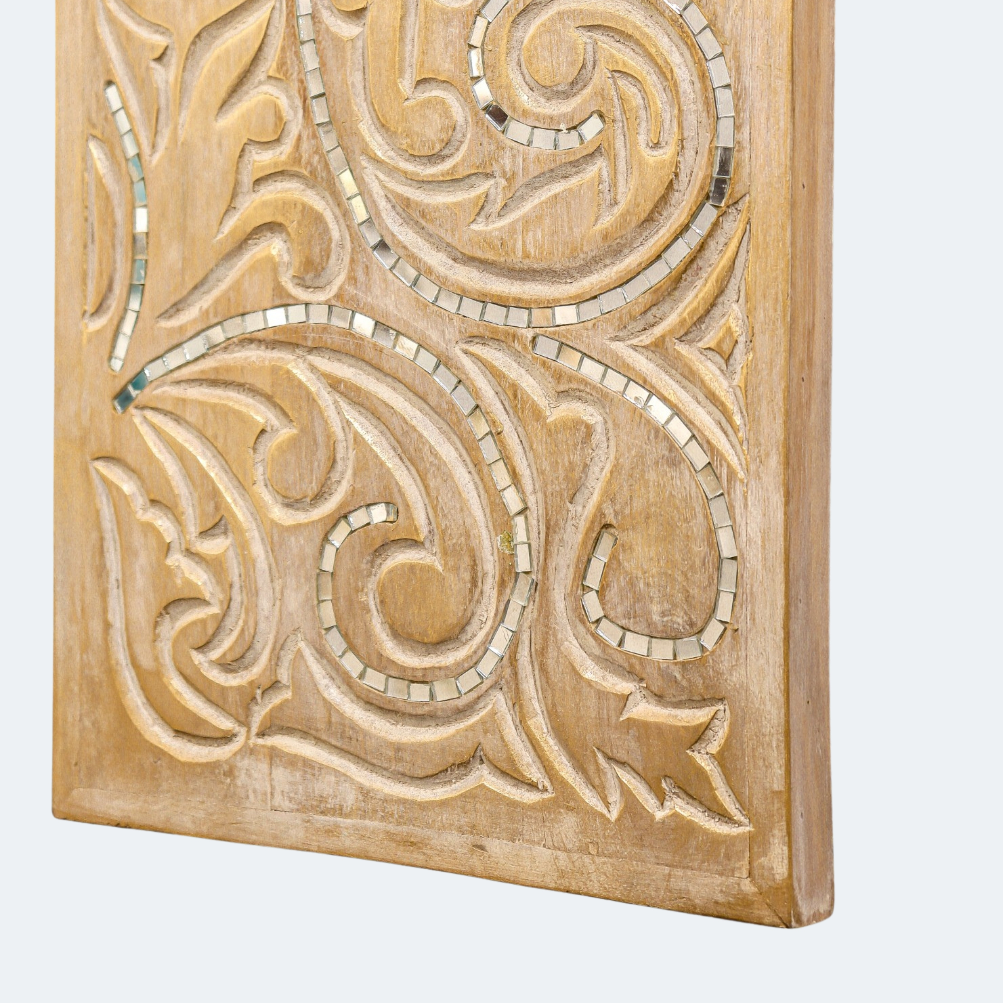 Mirror Mosaic 2 PC wooden Wall Decor