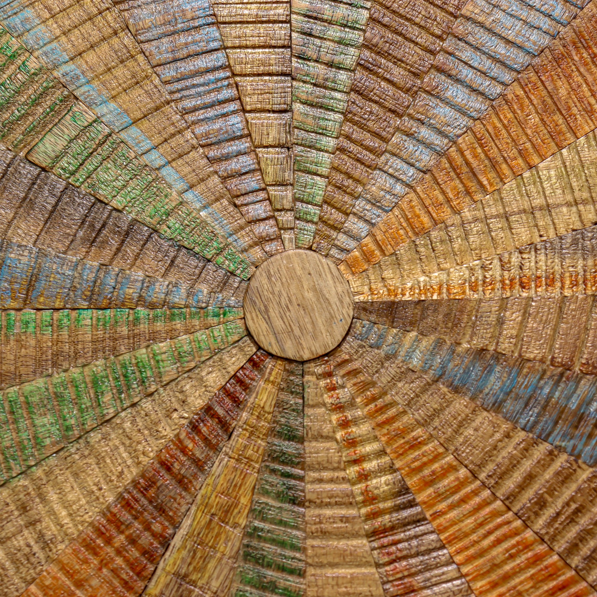 Abstract Design 4 PC Wooden Wall Decor