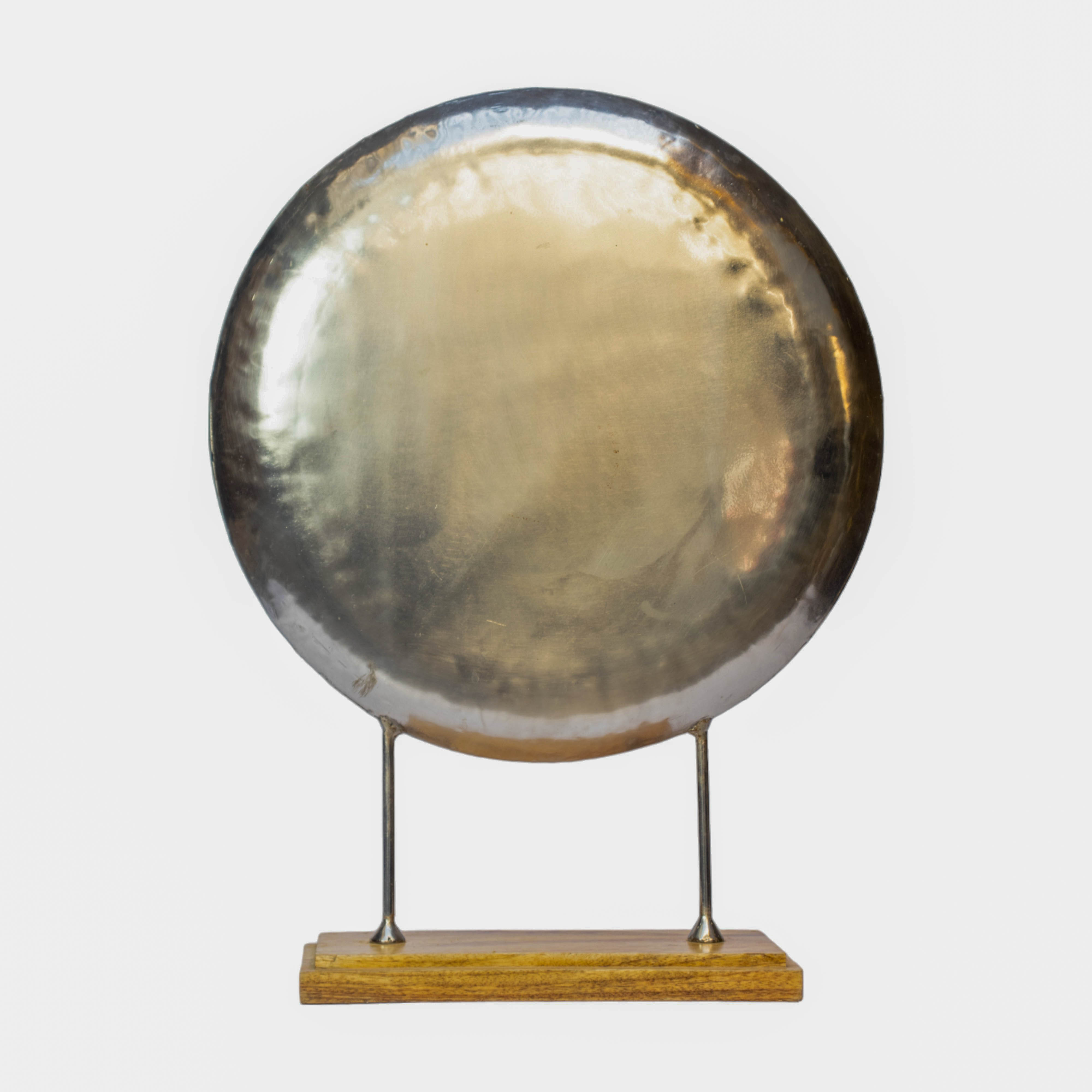 Metal Disc Floral Design