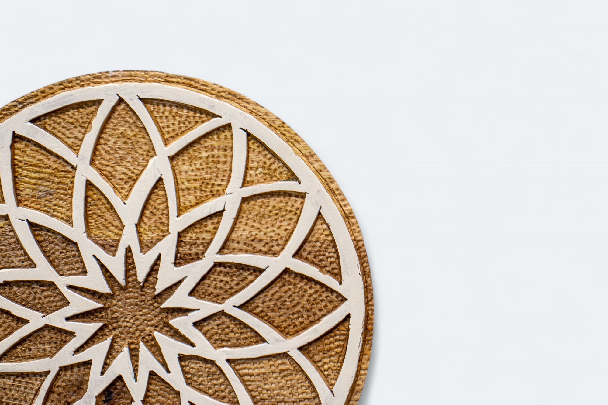 Mandala Wooden Disc