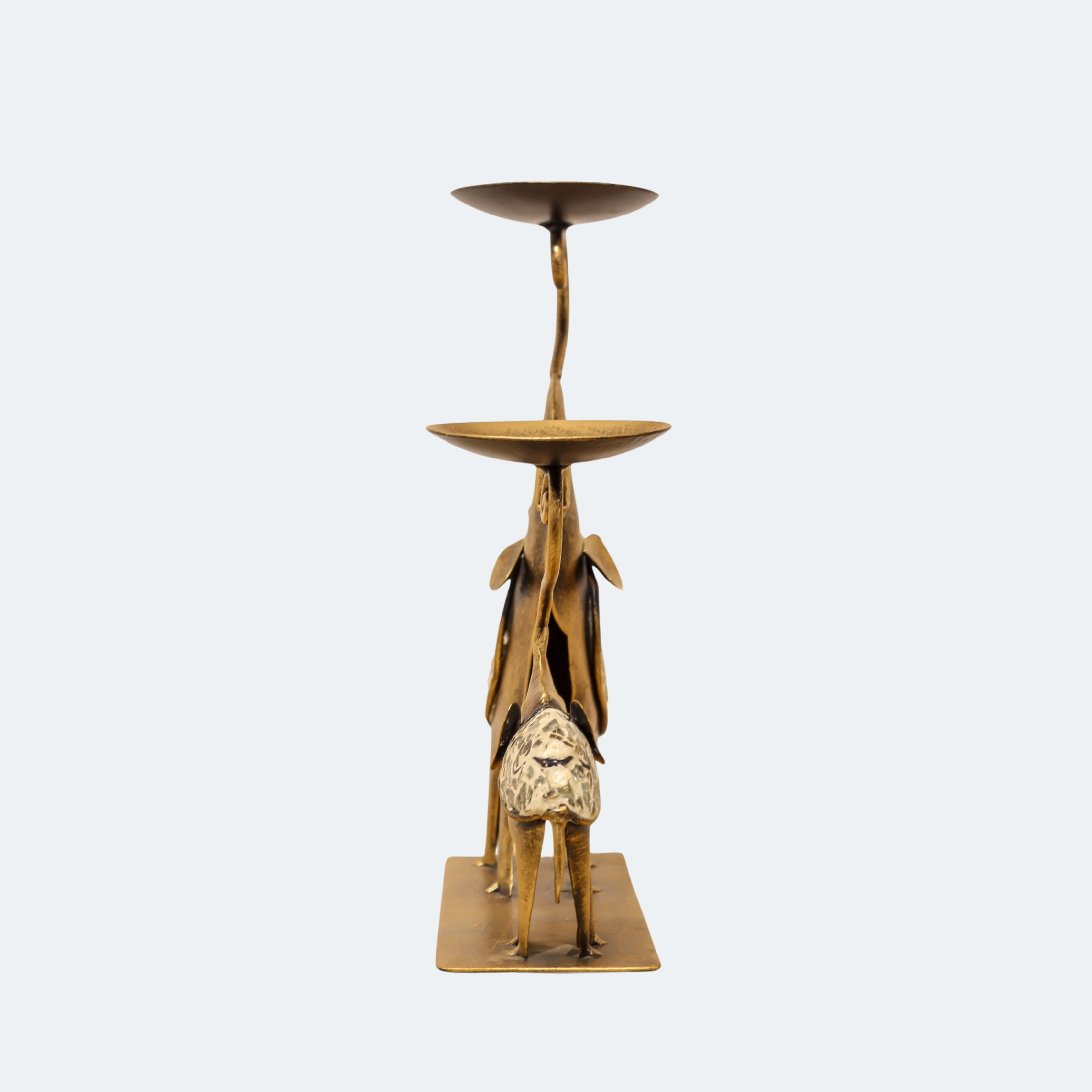 Iron Made Elephant Votive Candle Stand