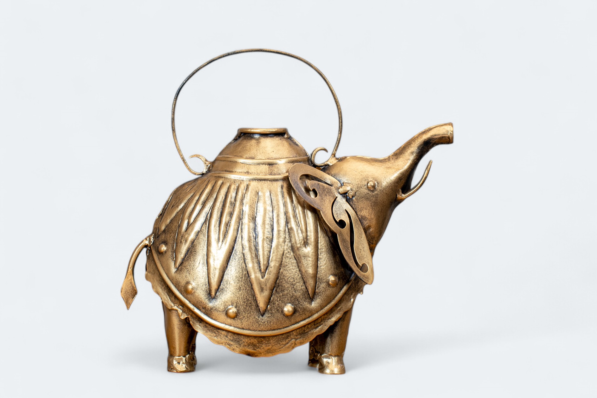 Golden Elephant Decorative Water Can