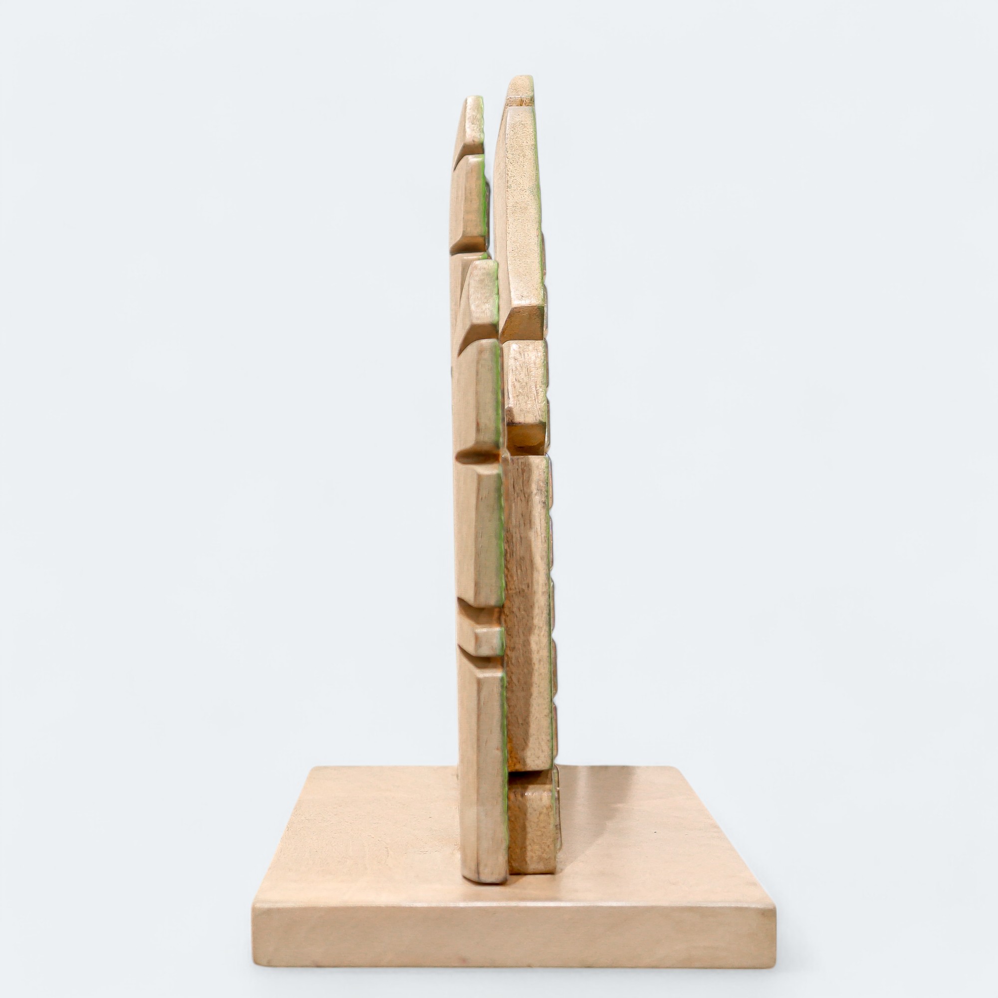 Wooden Banana Leaf Sculpture