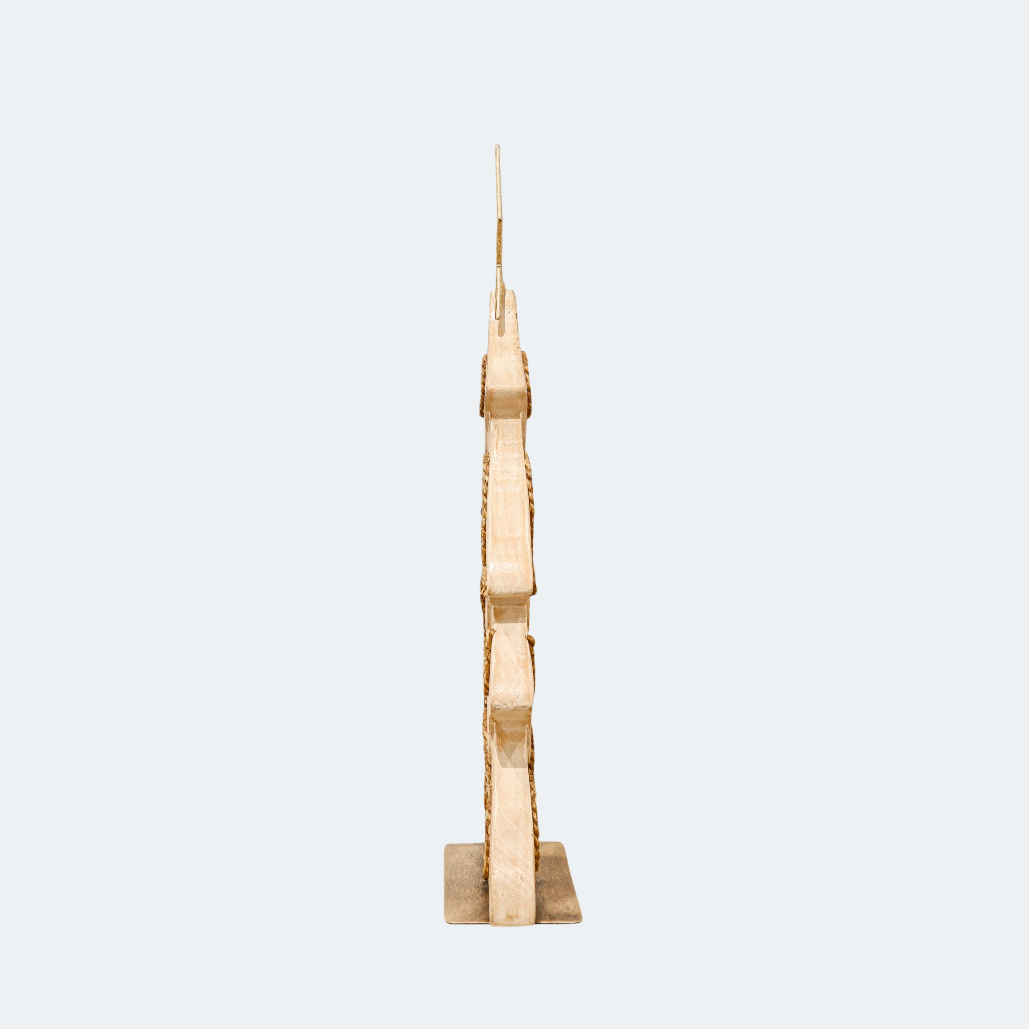 White Wood Rope Christmas Tree