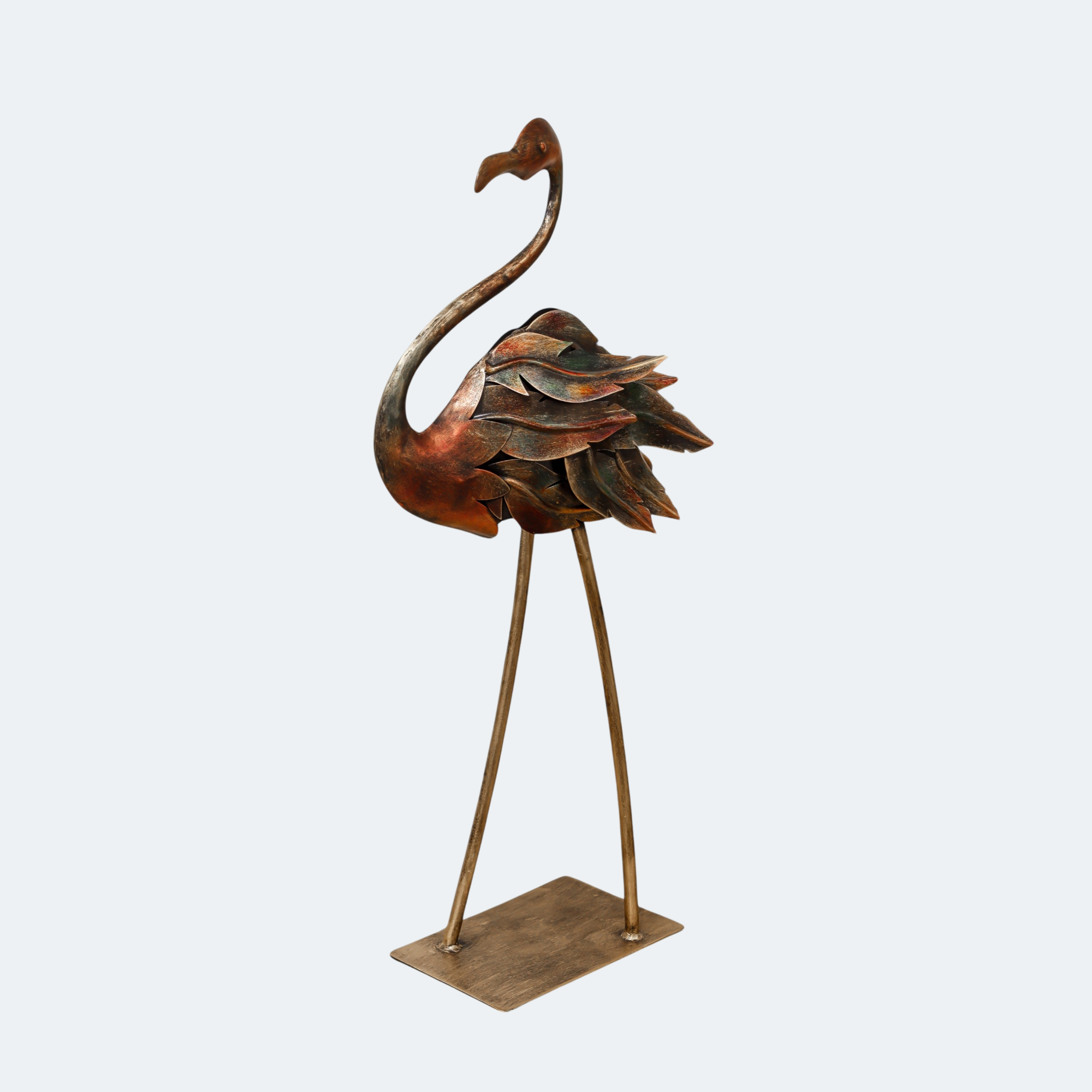 Multicolor Decorative Flamingos Bird