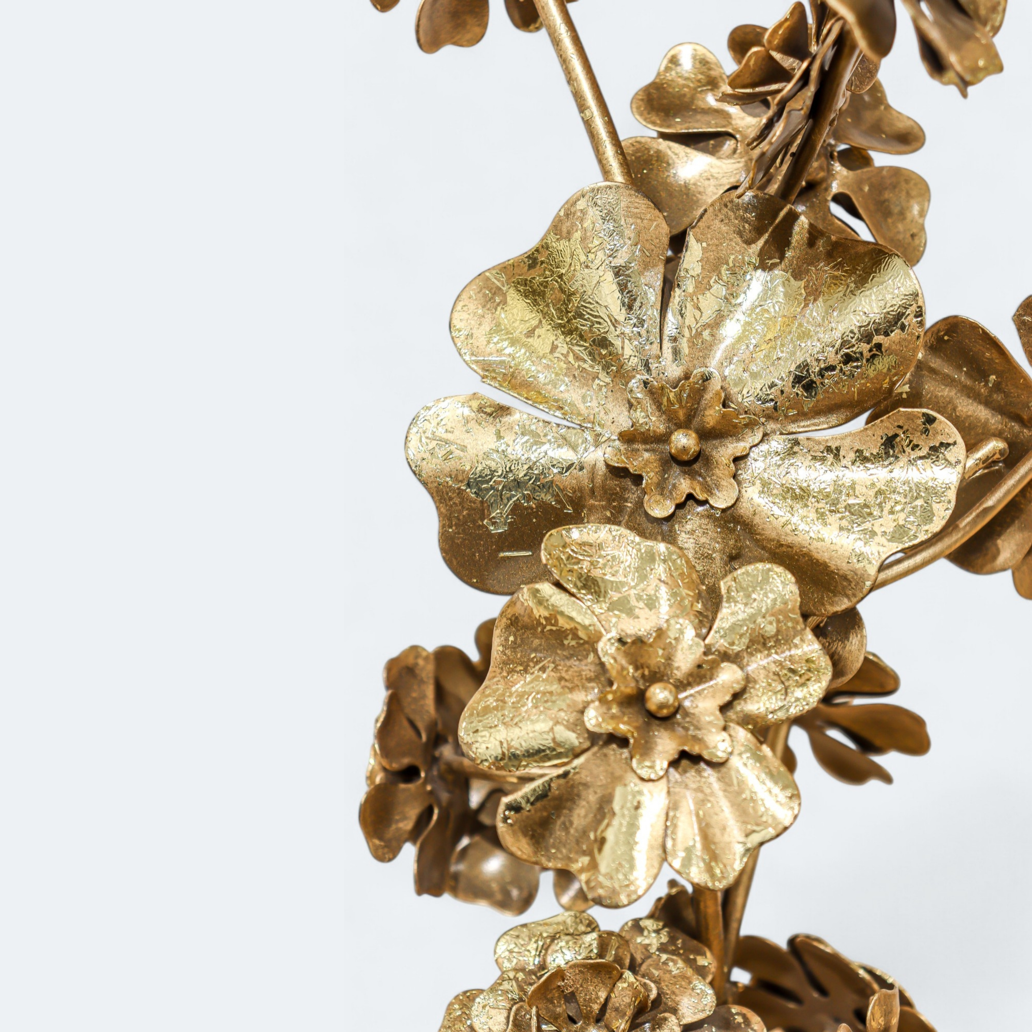 Golden Metal Flower
