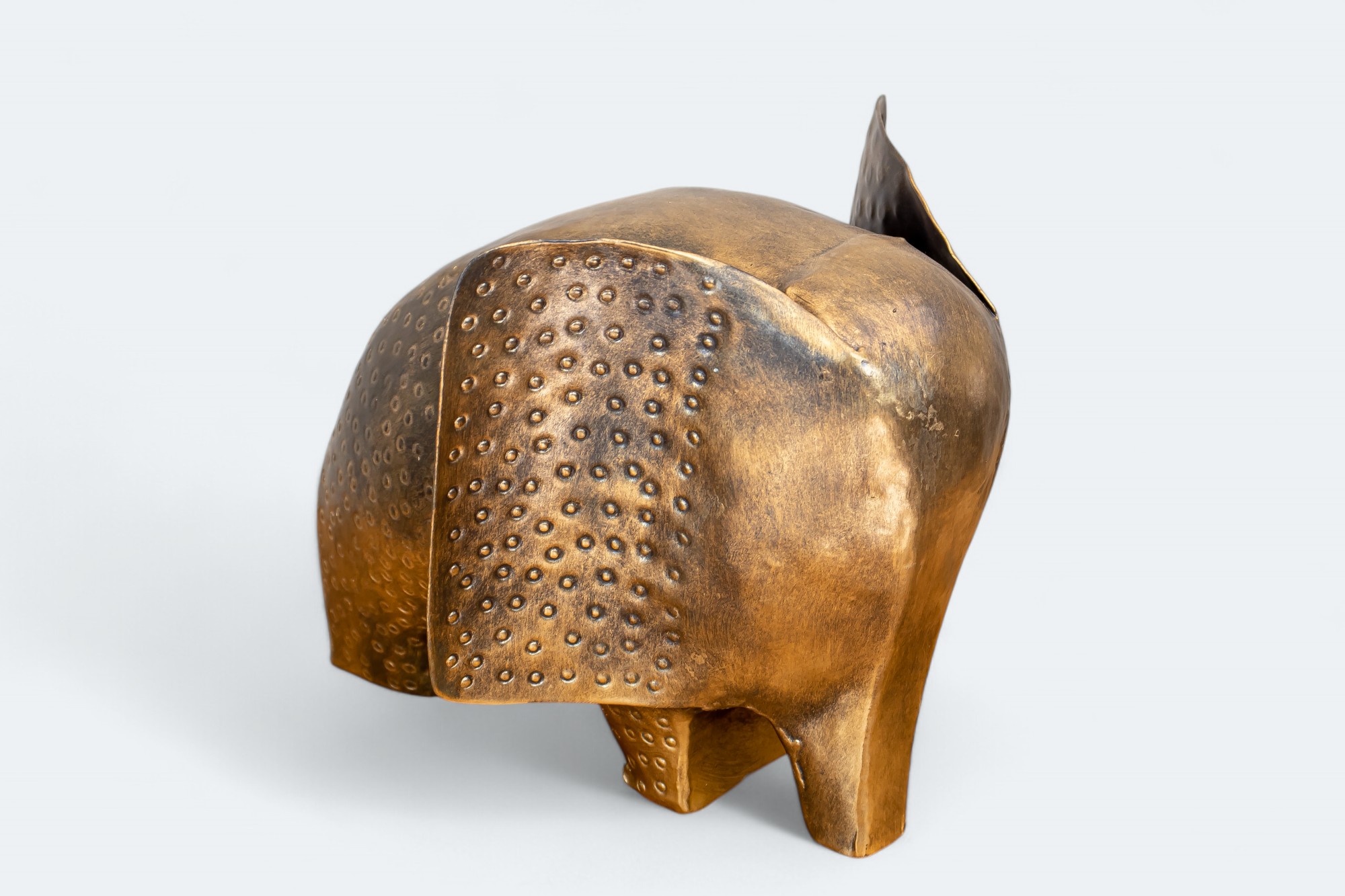 Golden Metal Elephant