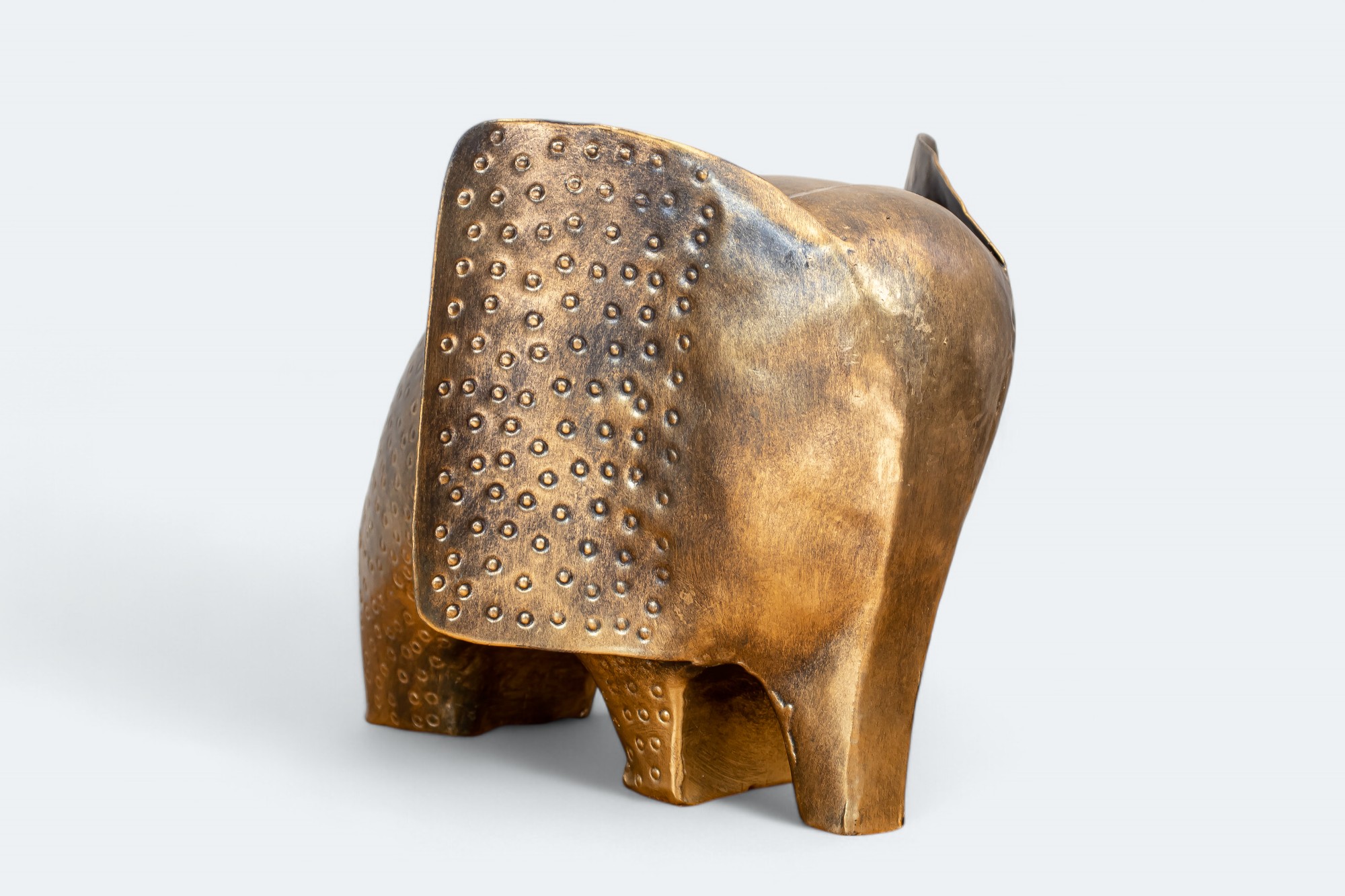 Golden Metal Elephant