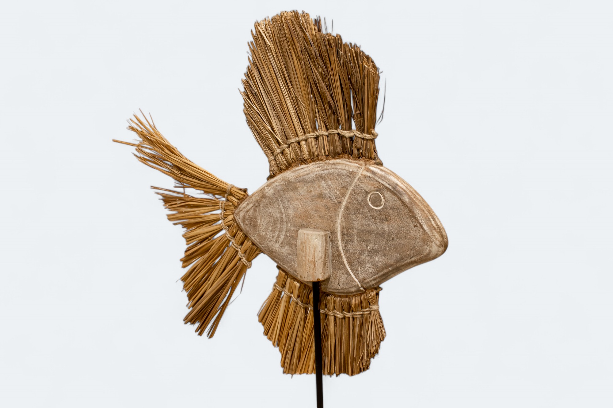 Wooden Fish Sculpture