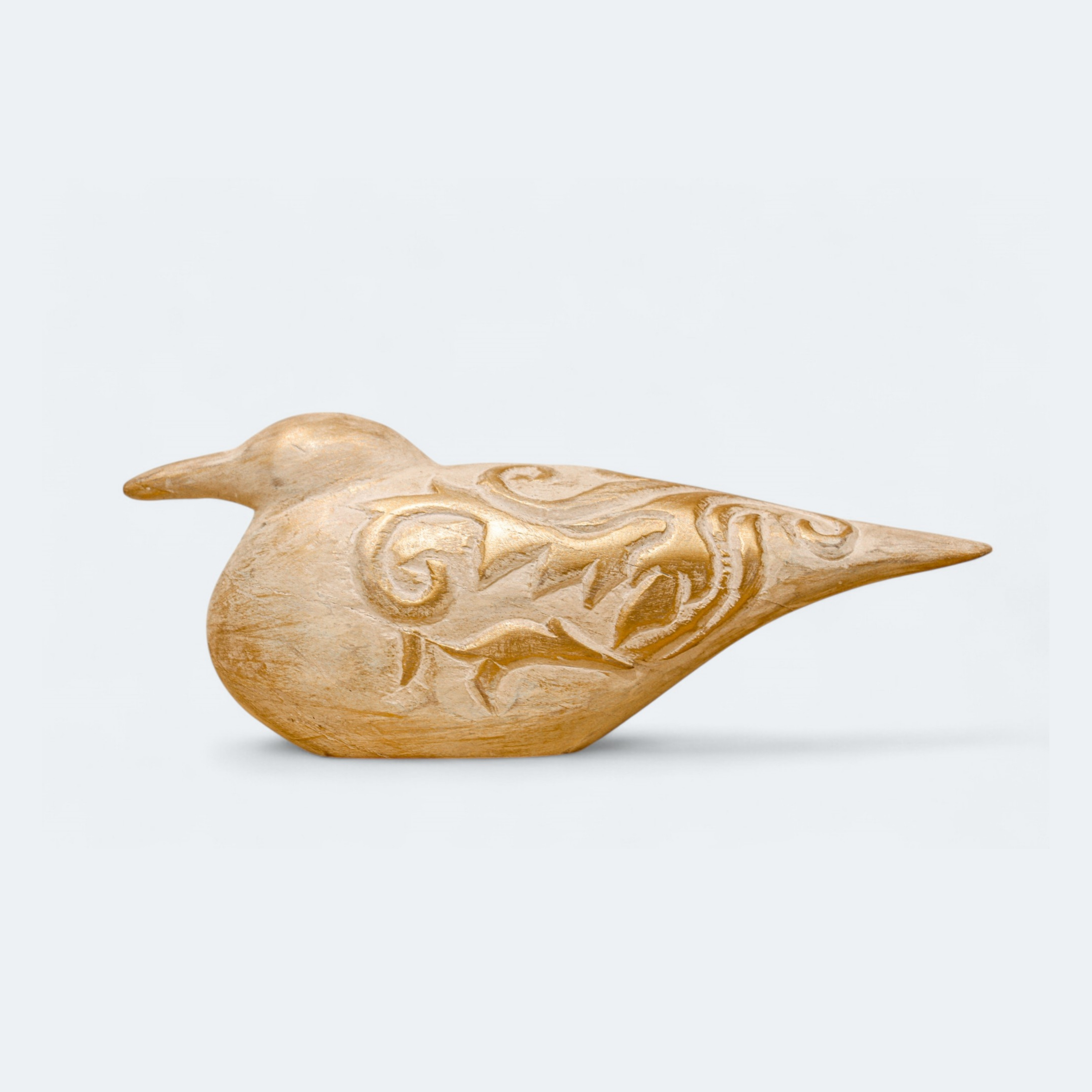 Wooden Bird Sculpture
