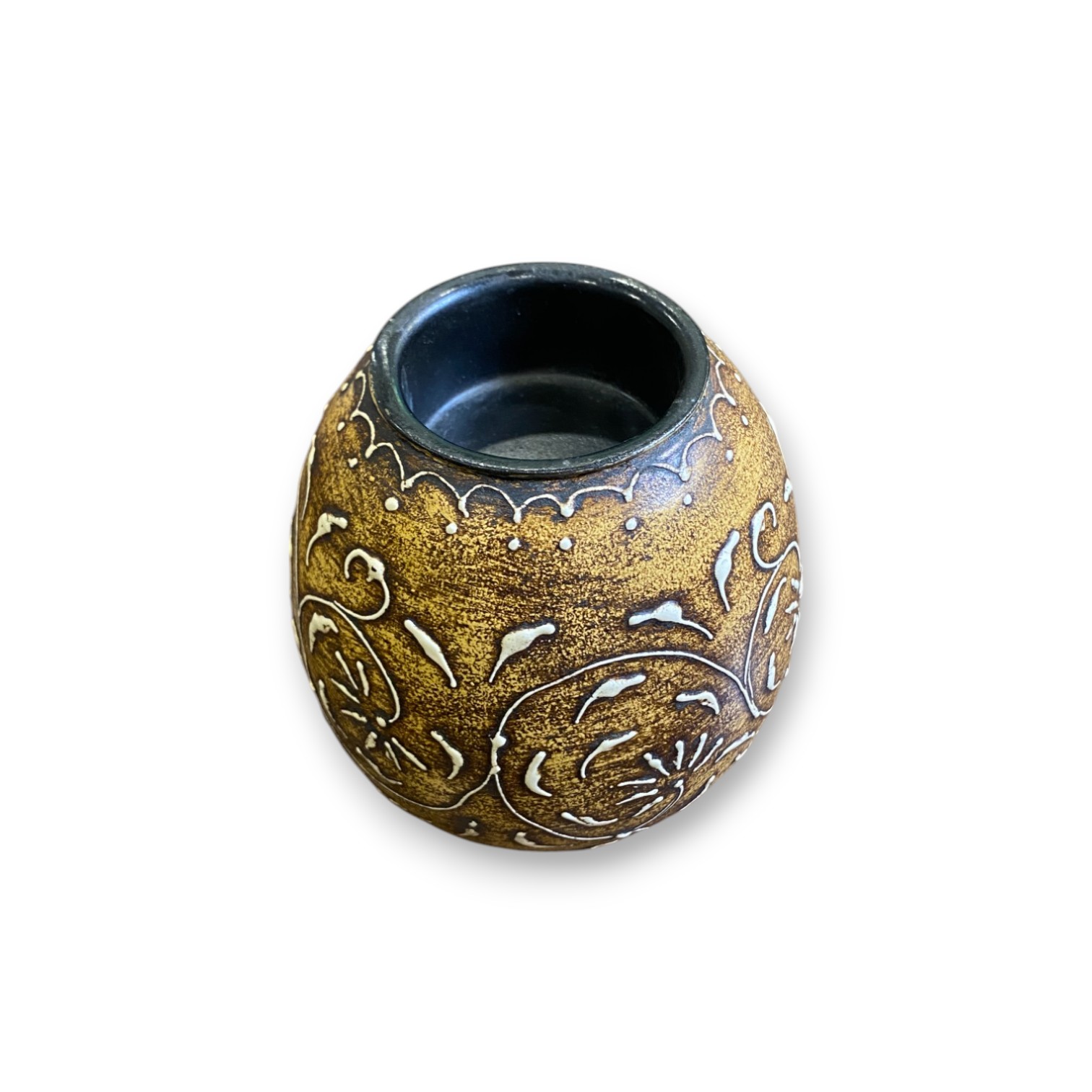 Wooden Round Tealight Candle Holder