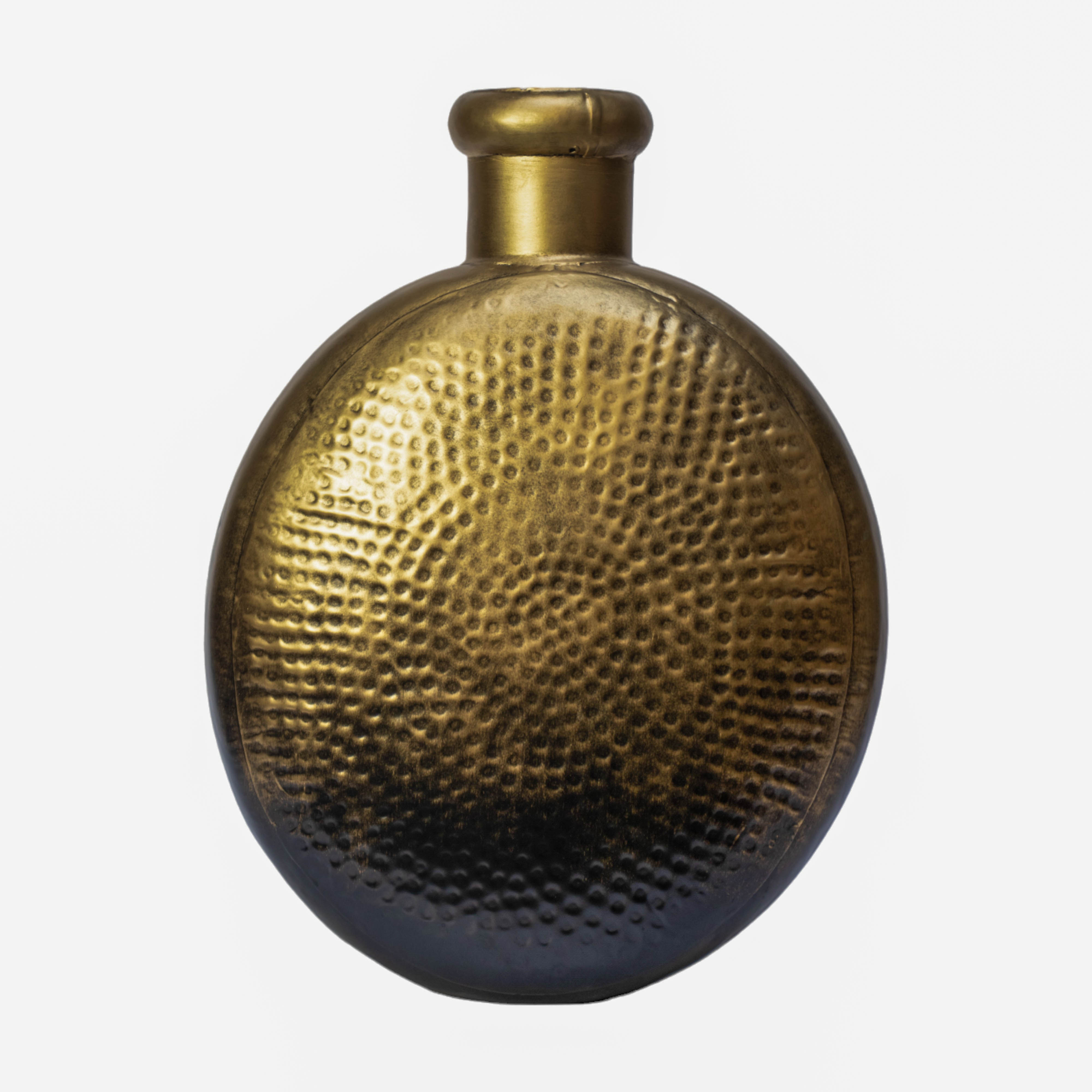 Golden Metal Flower Vase