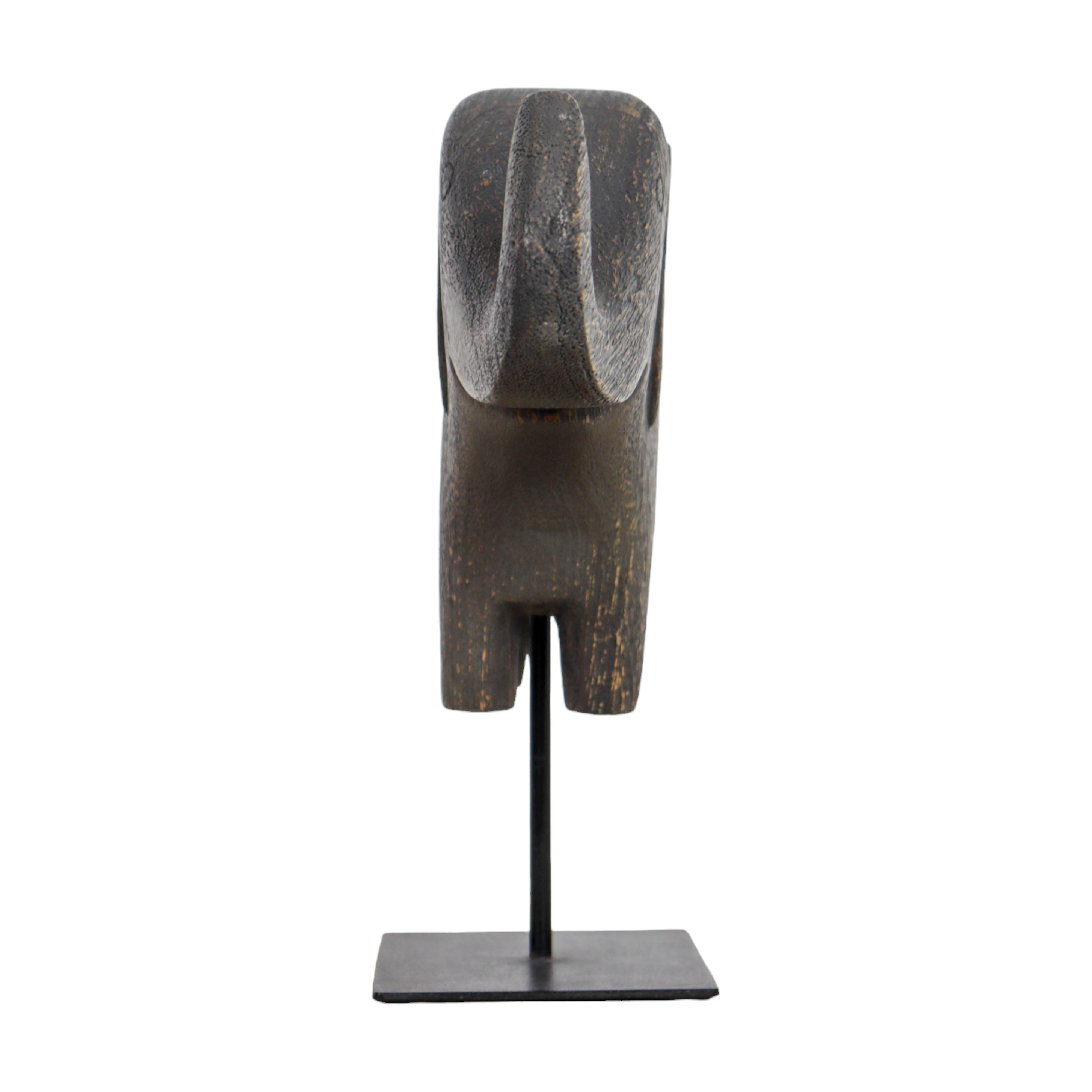 Beautiful Textured Wooden Elephant