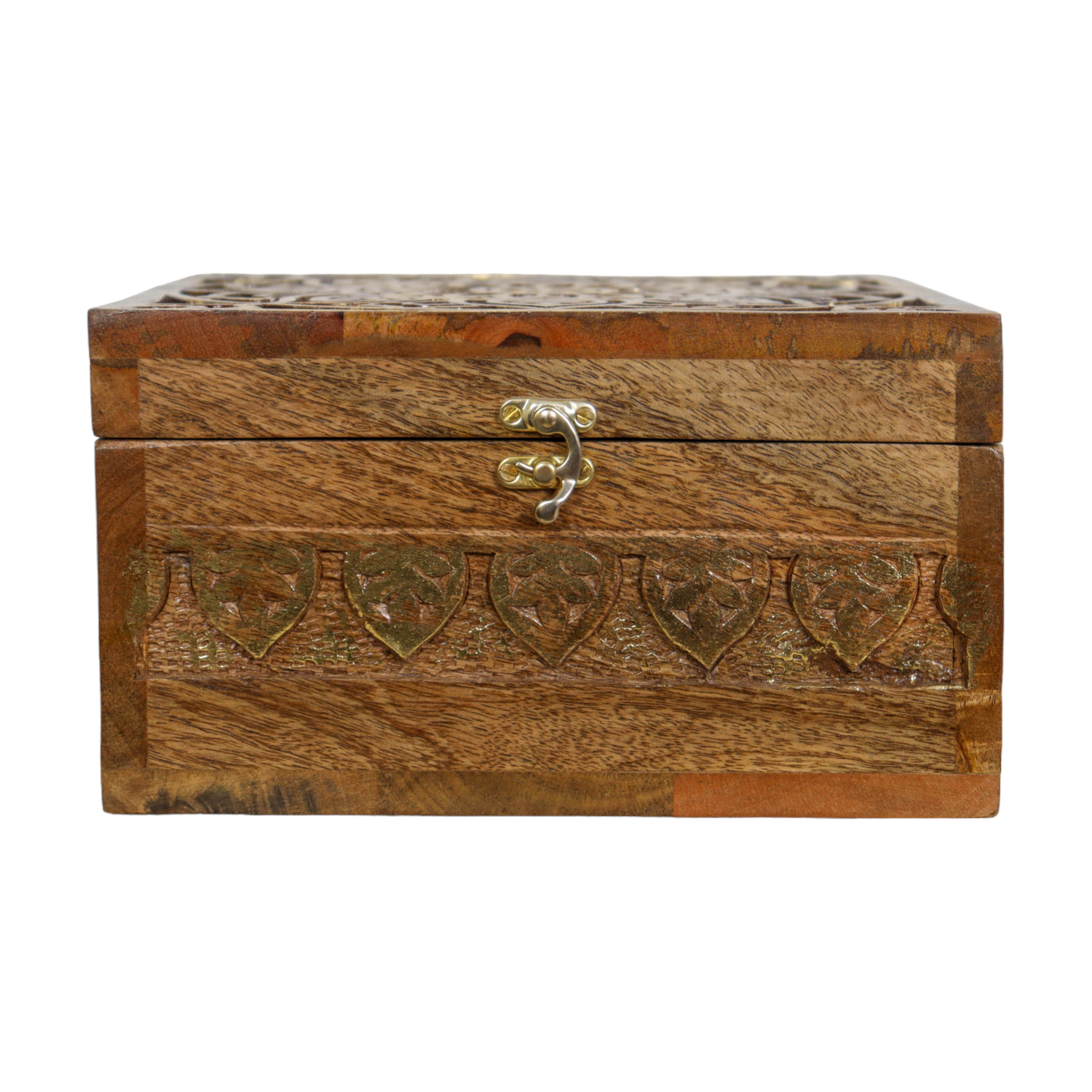 Hand Painted Wooden Box