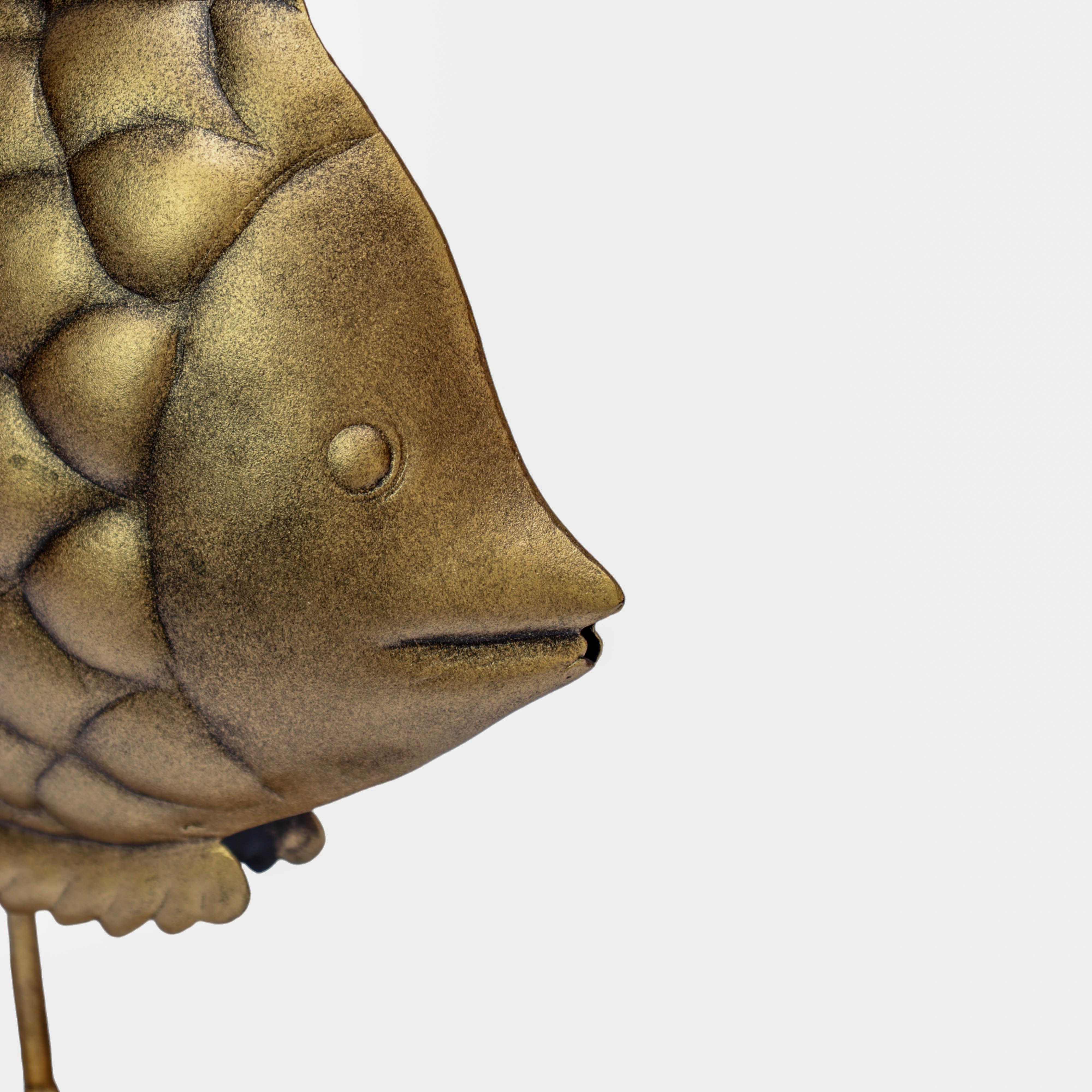 Golden Metal Fish
