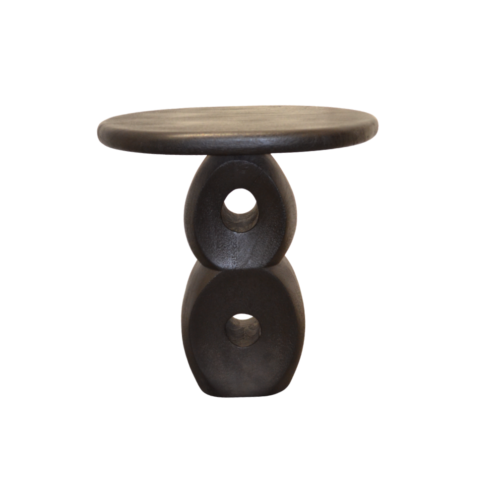 Numerical 8 Black Design Side Table