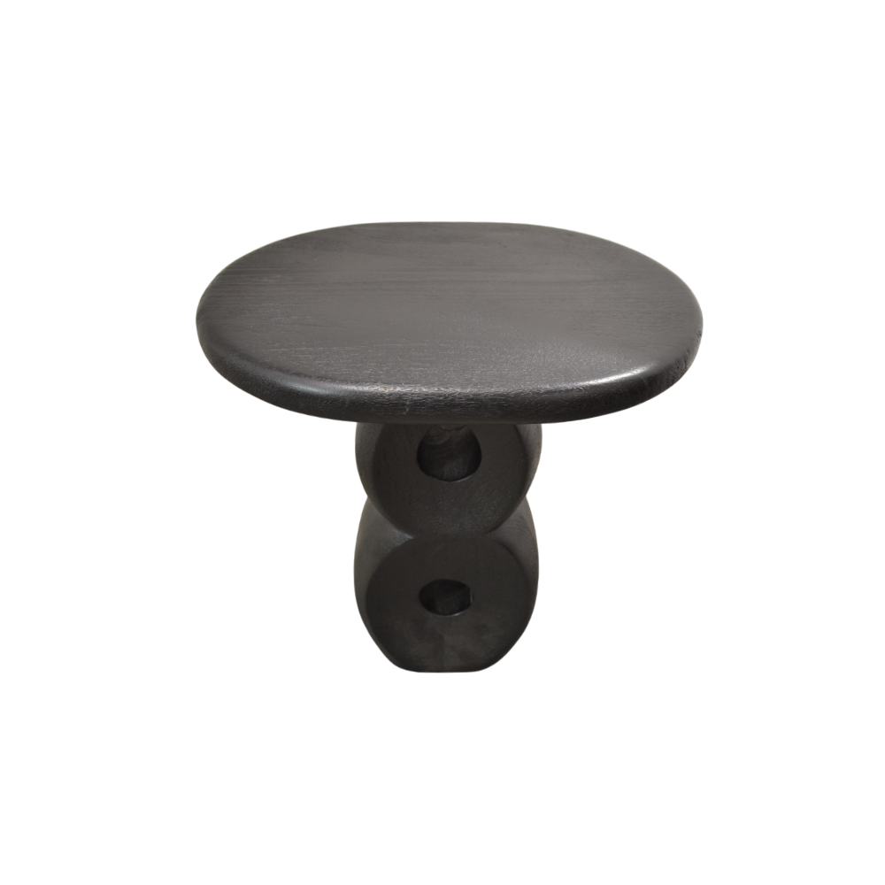 Numerical 8 Black Design Side Table
