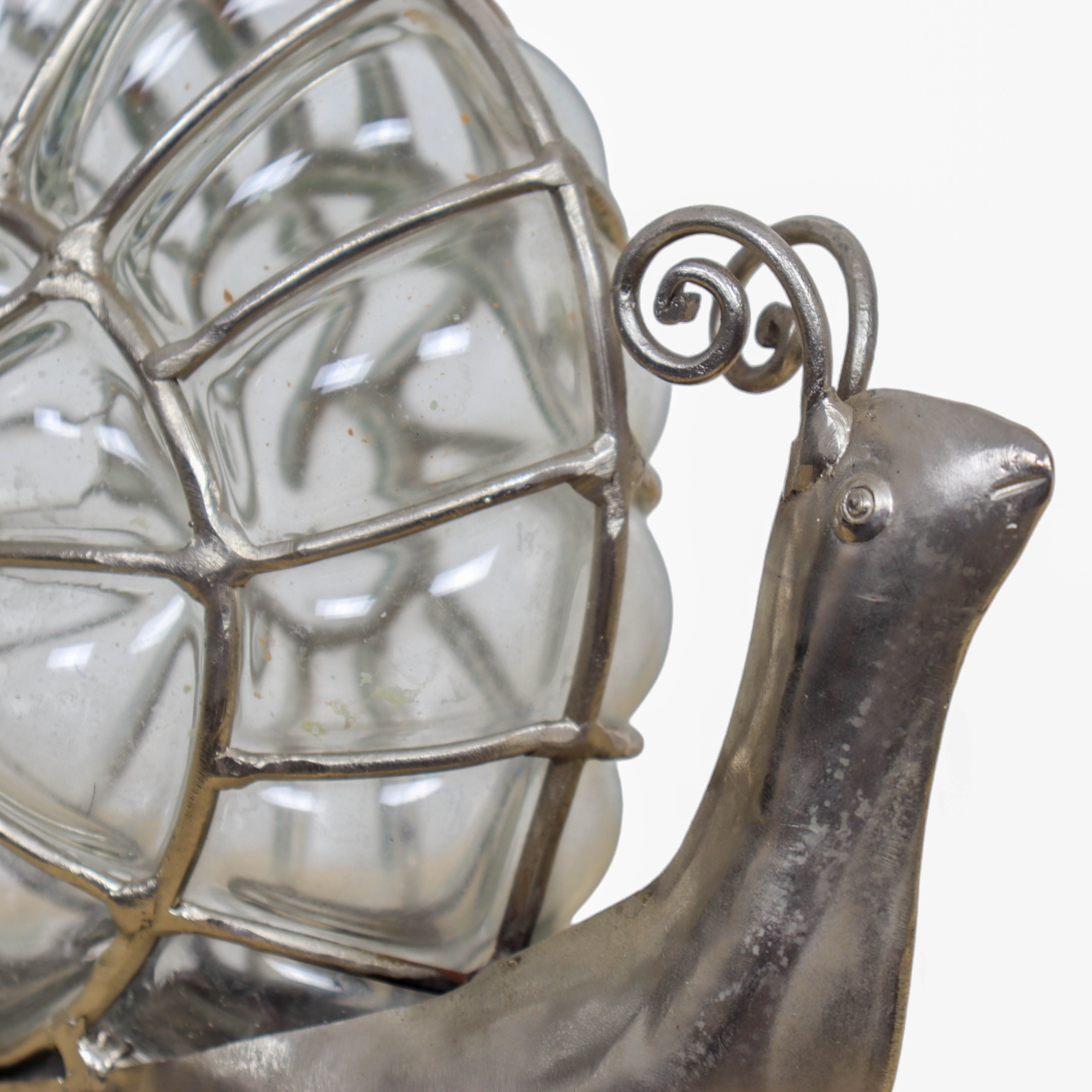 Antique Vintage Glass Snail