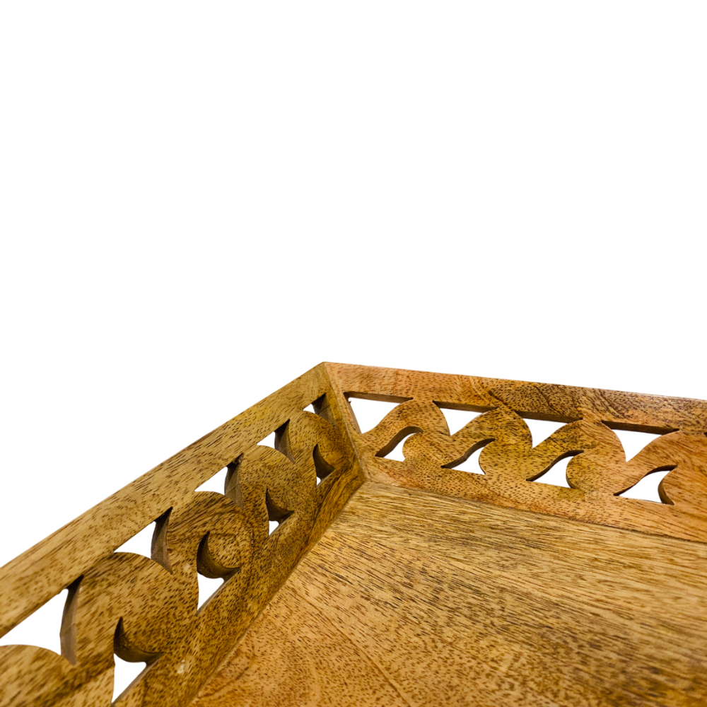 Wooden Carved Serving Tray