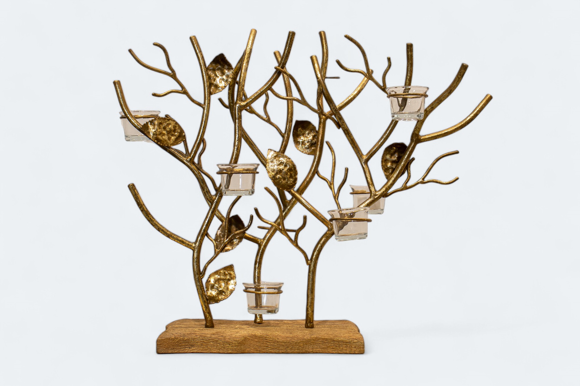 Golden Tree Votive candle Holder Stand