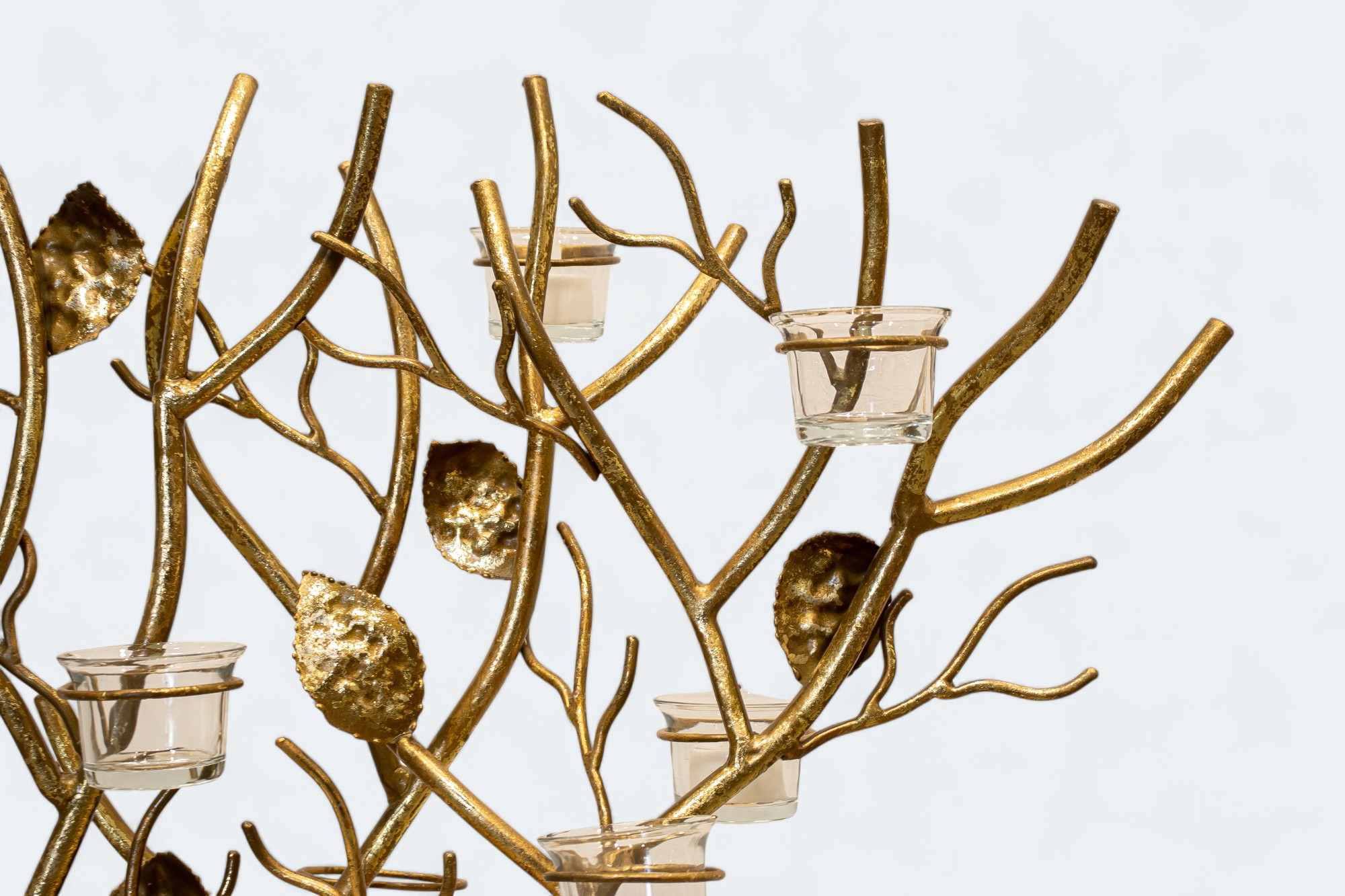 Golden Tree Votive candle Holder Stand
