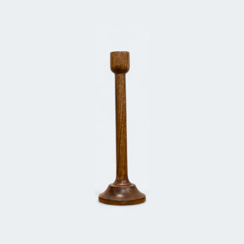 Wooden 3 Candle Holder Stand