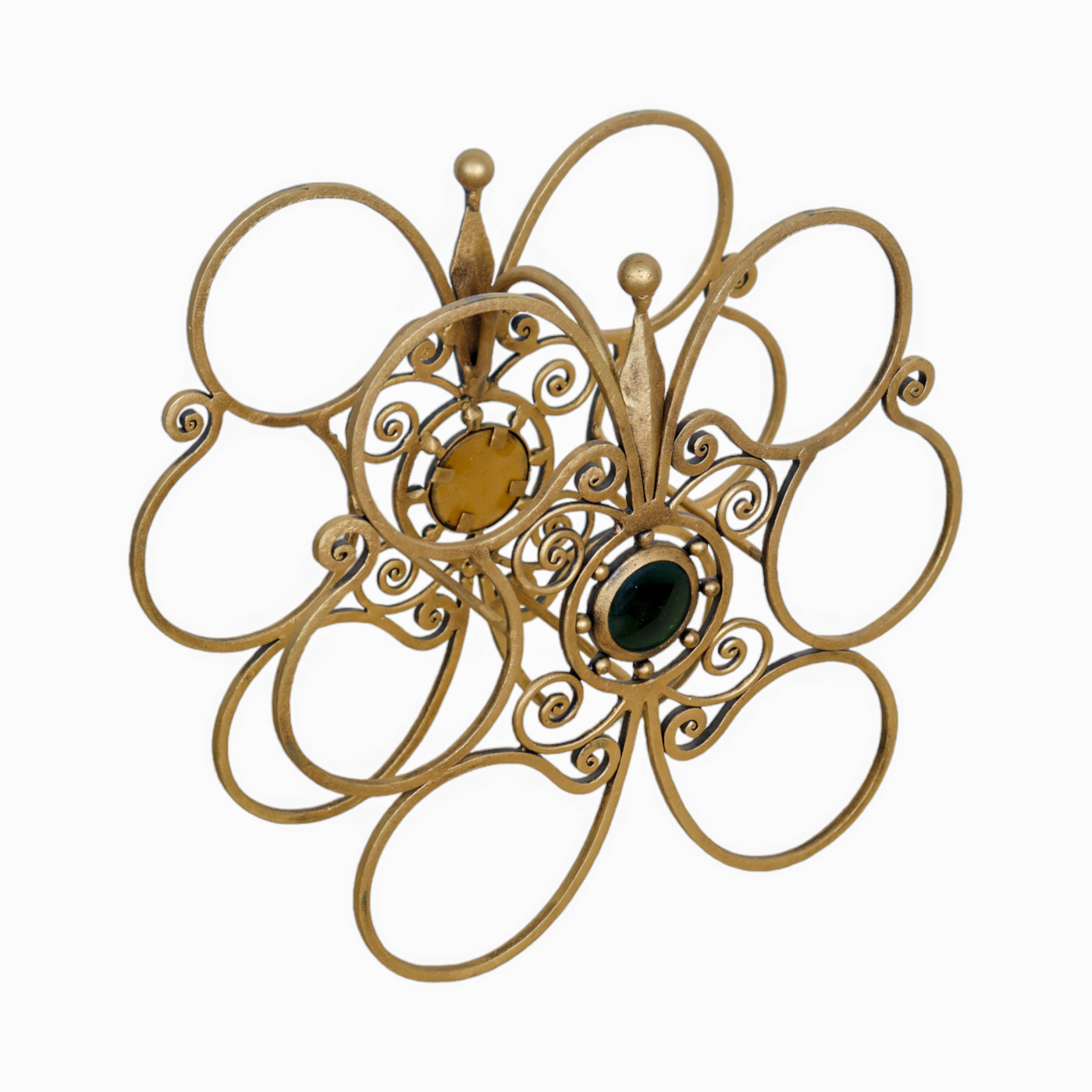 6 Bottle Wine Rack in Golden
