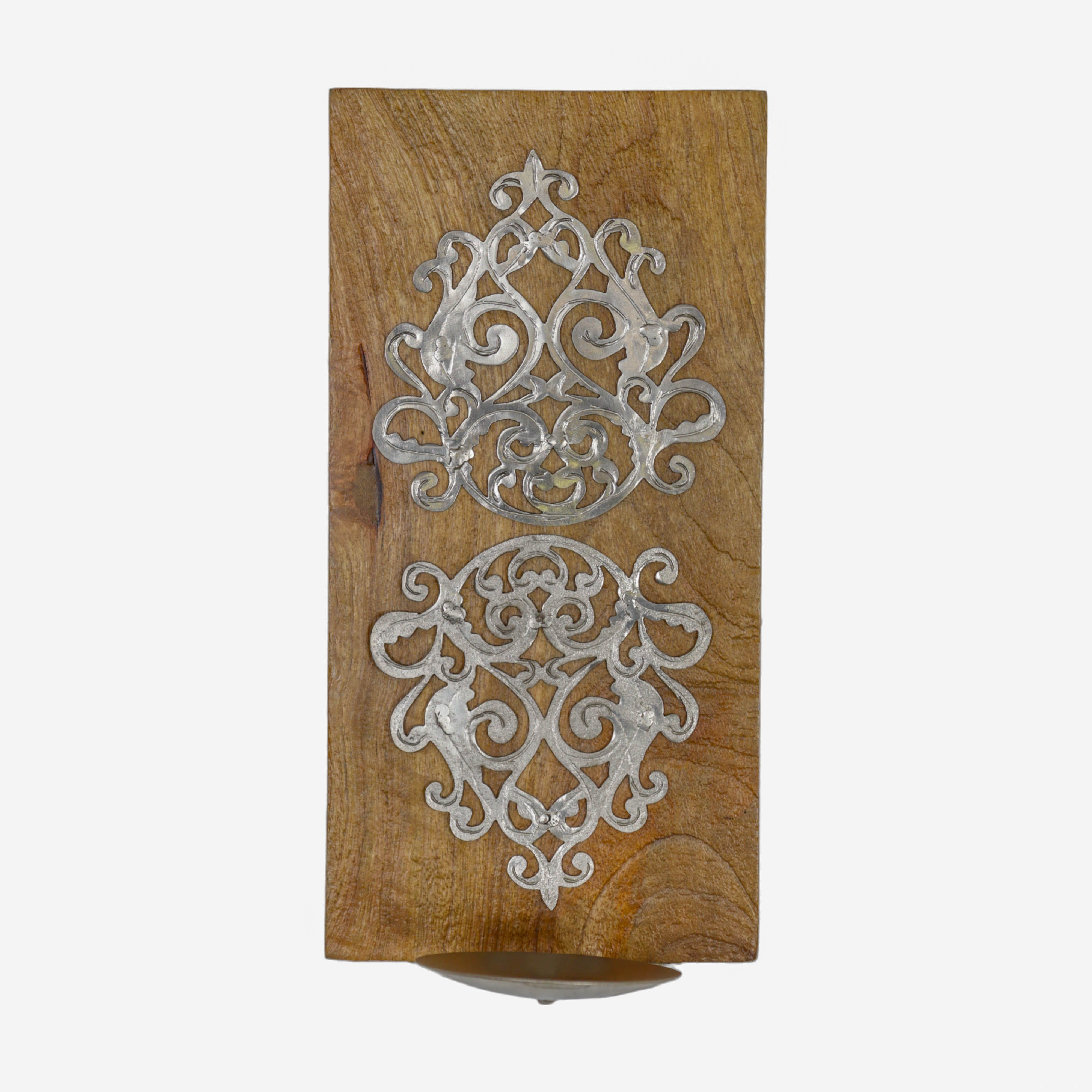 Wooden Wall Hanging Sconce