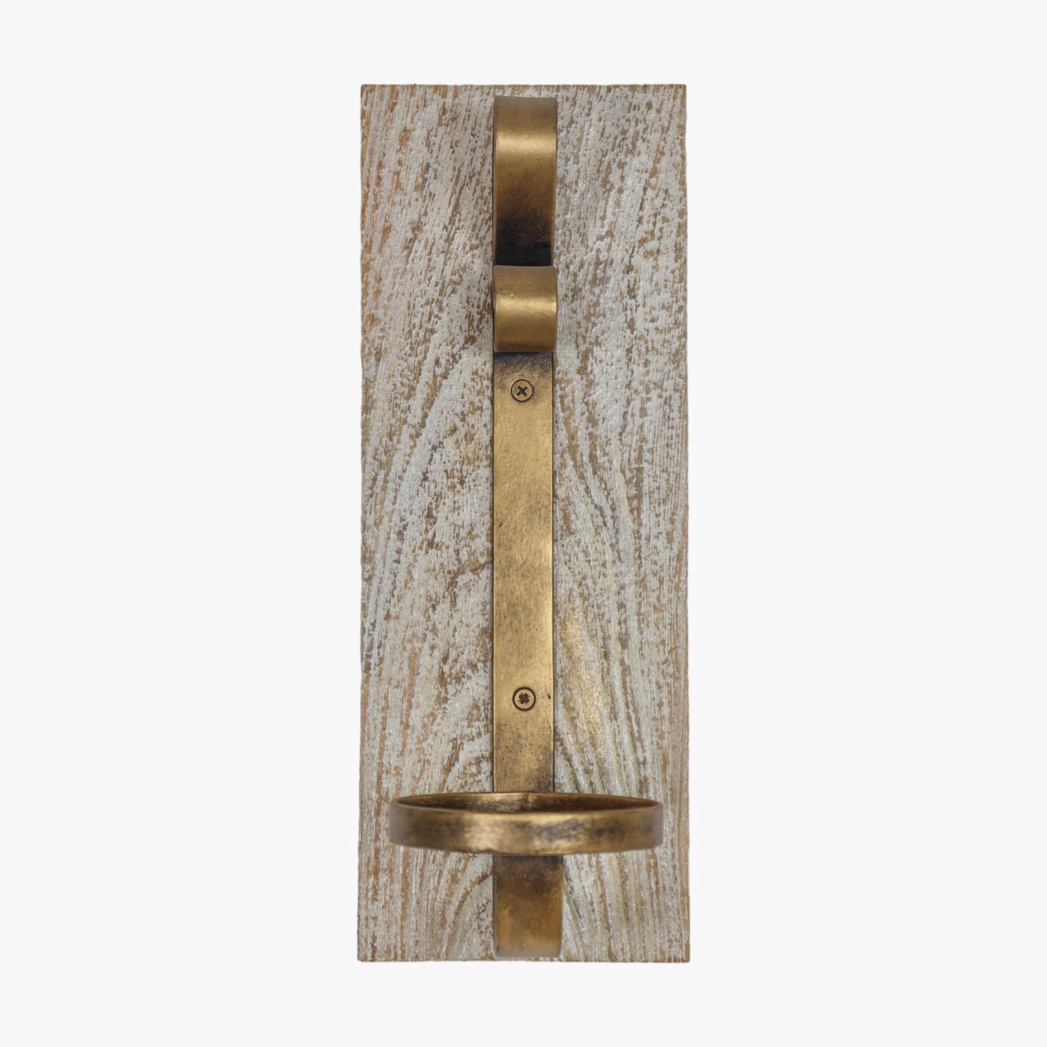 Wooden Votive Chic Wall Sconce