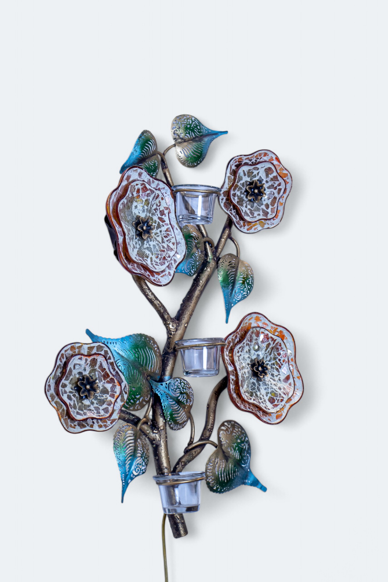 Floral Wall Art Sconce