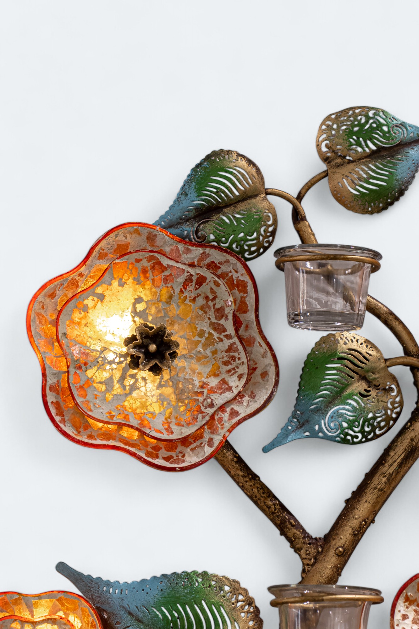 Floral Wall Art Sconce