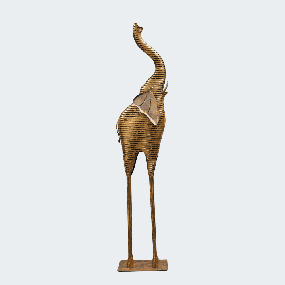 Beautiful Metal Elephant Sculpture