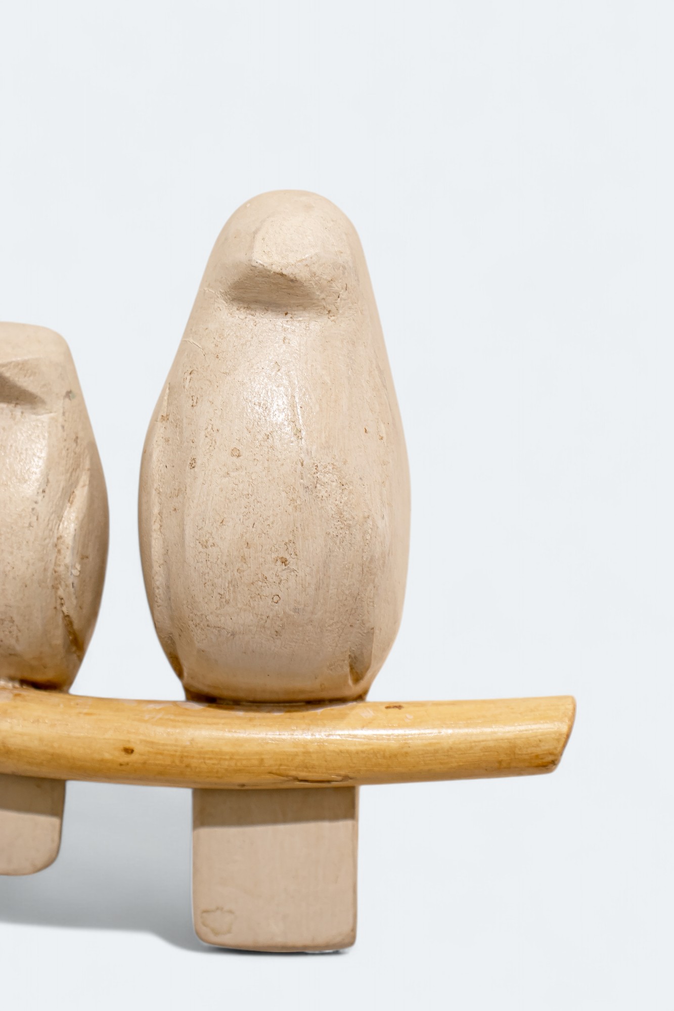 2 Wooden Bird Wall Decor