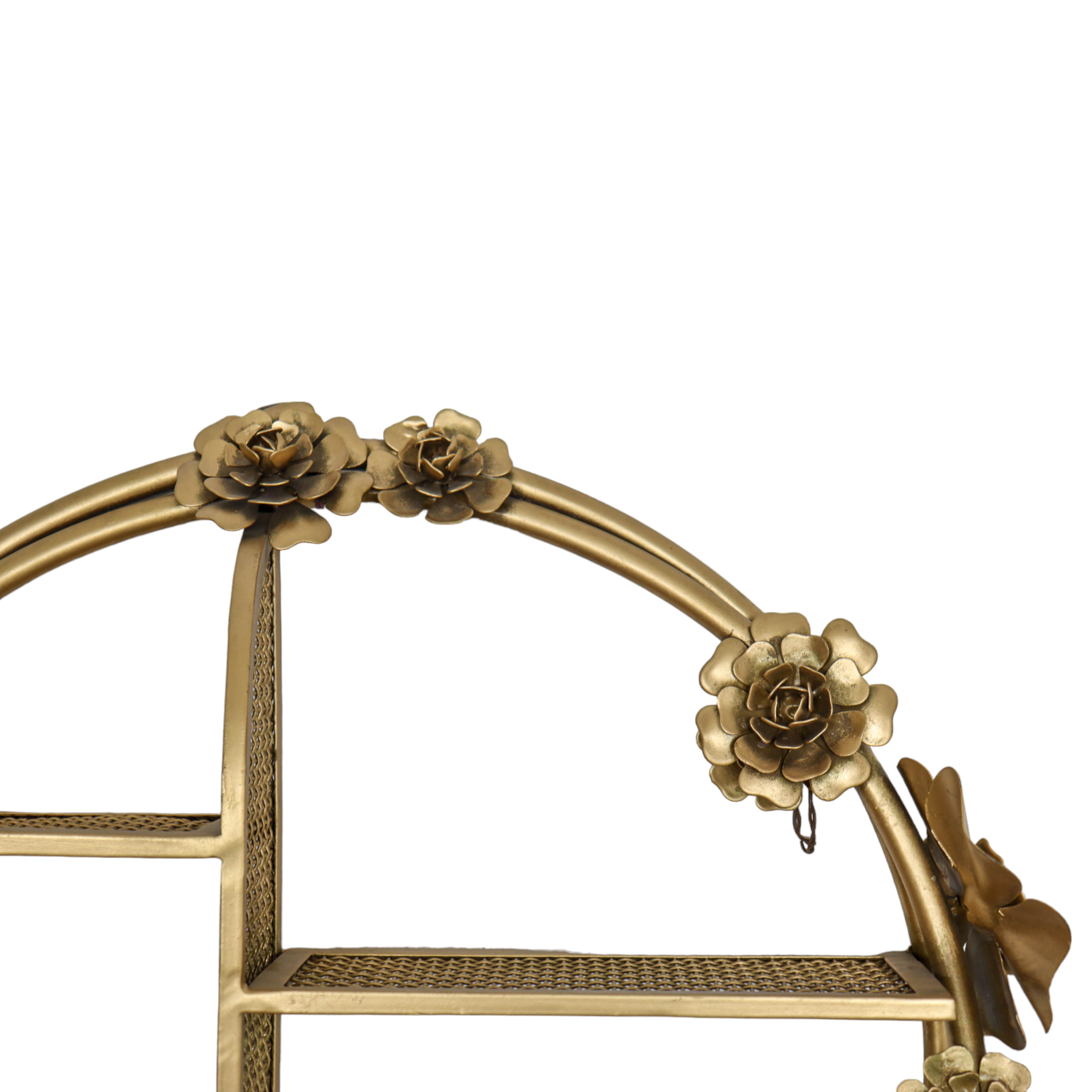 Golden Bloom wall shelf