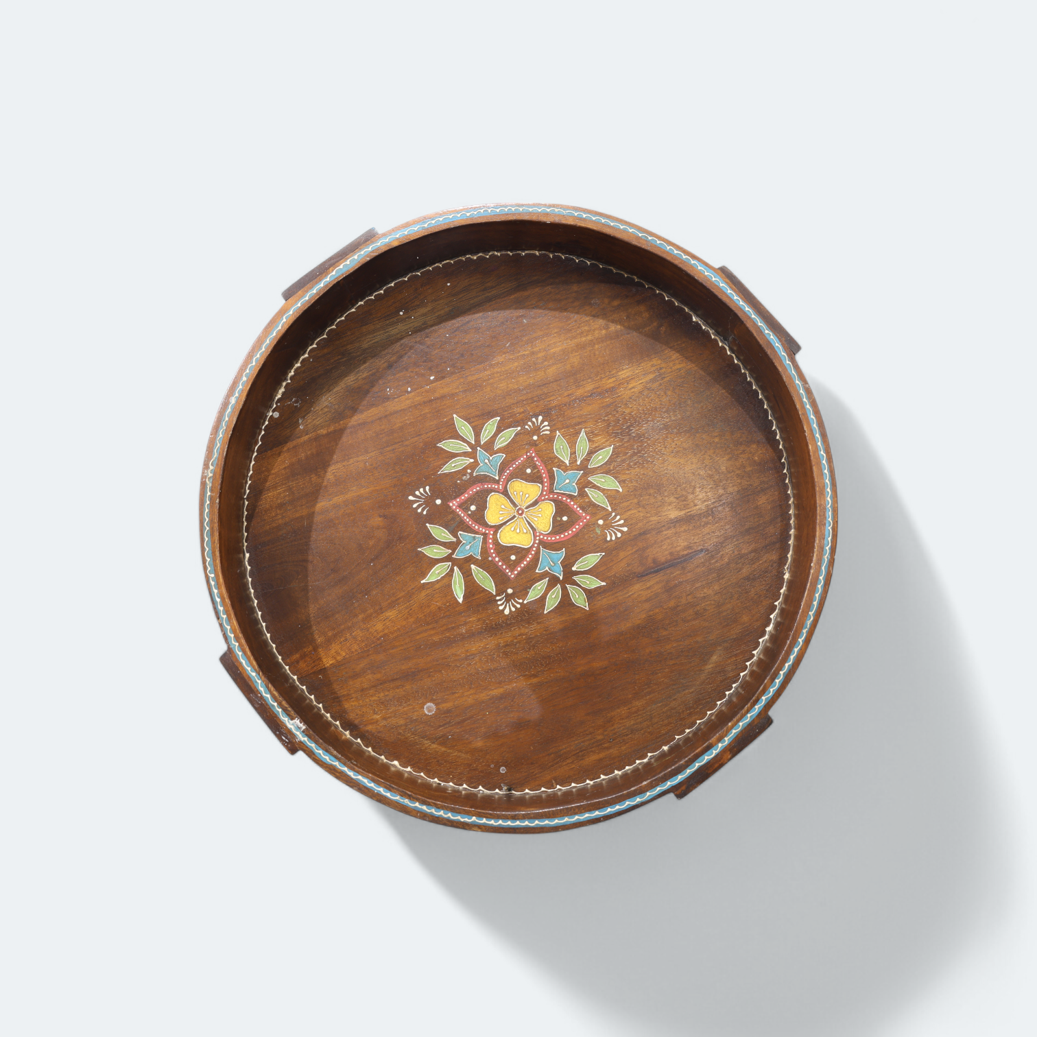Wooden Chowki Platter