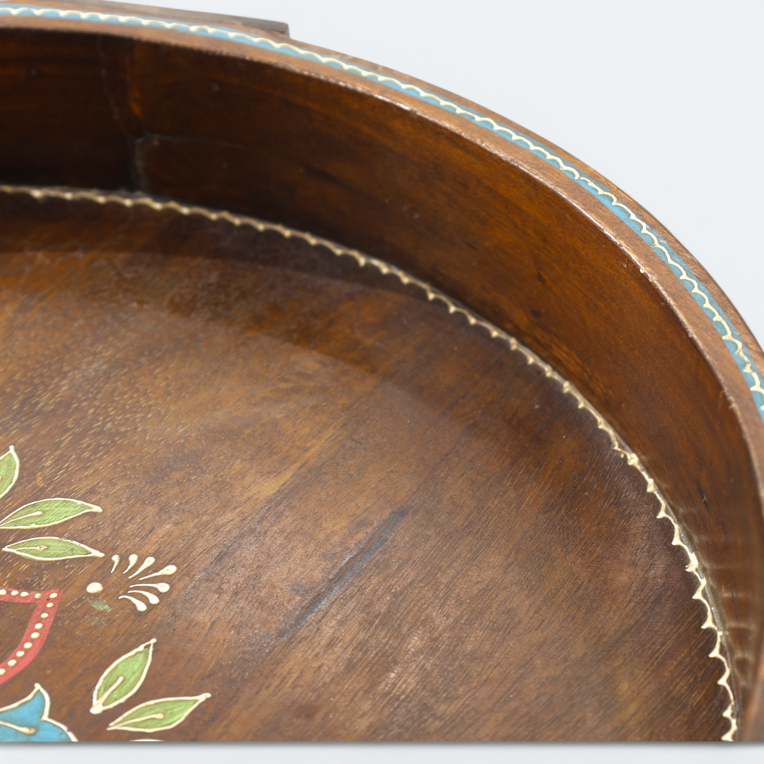 Wooden Chowki Platter