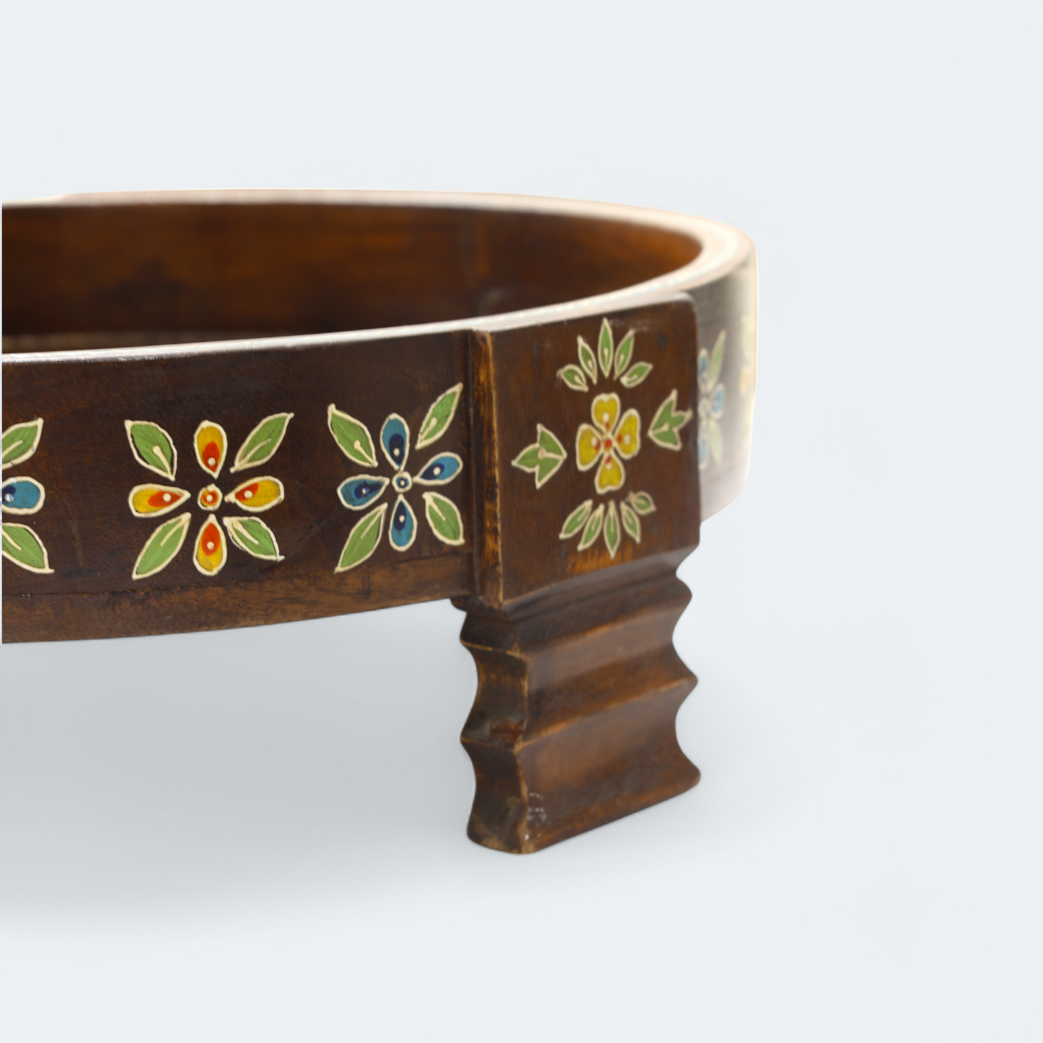 Wooden Chowki Platter
