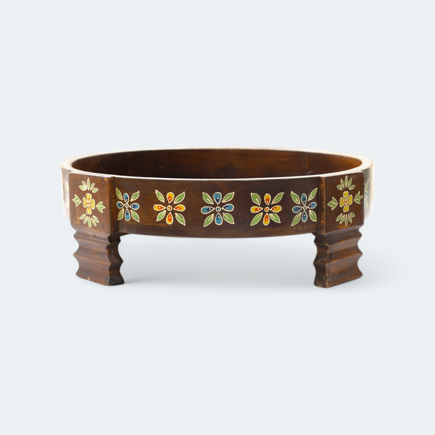 Wooden Chowki Platter