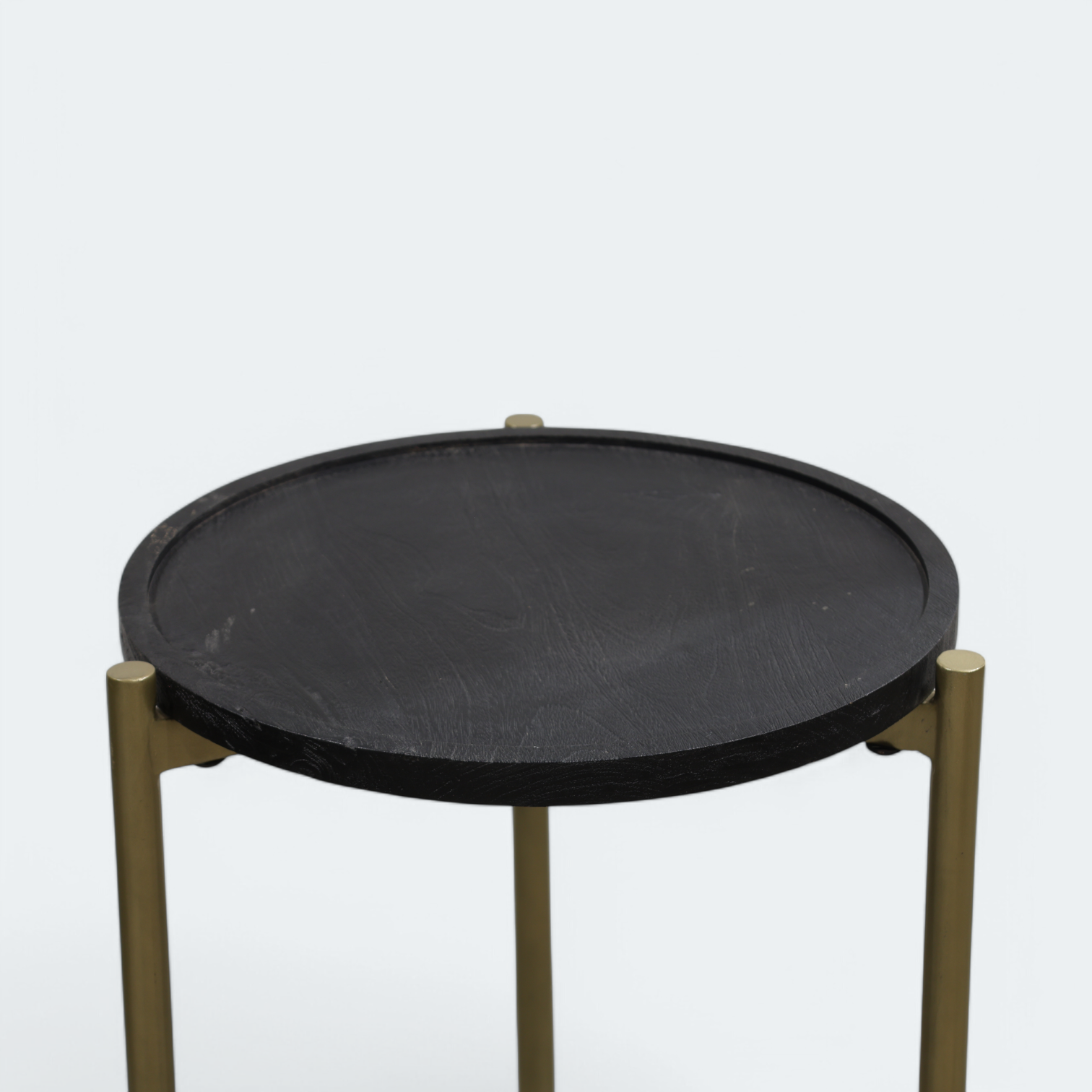 Wooden Top Side Table