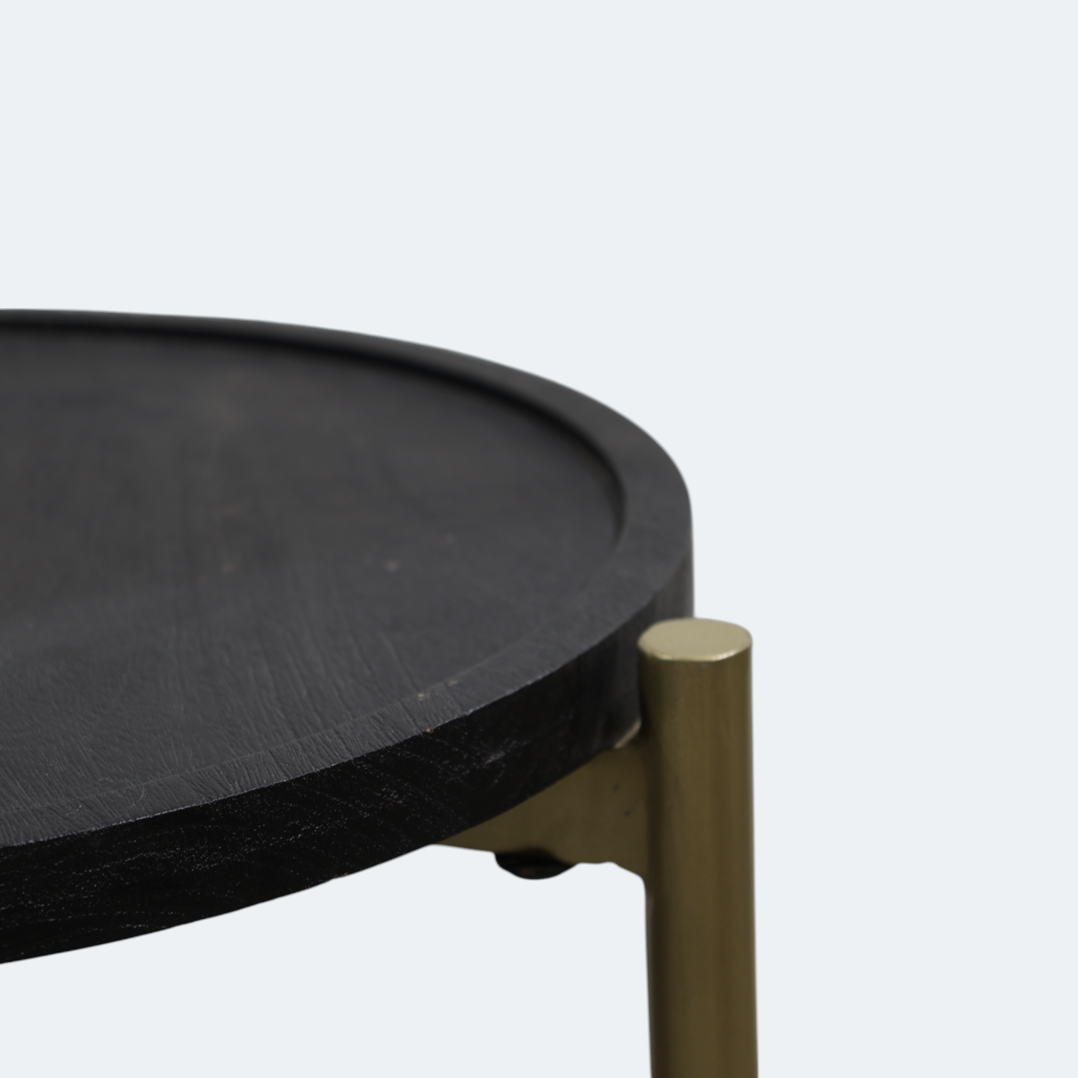 Wooden Top Side Table