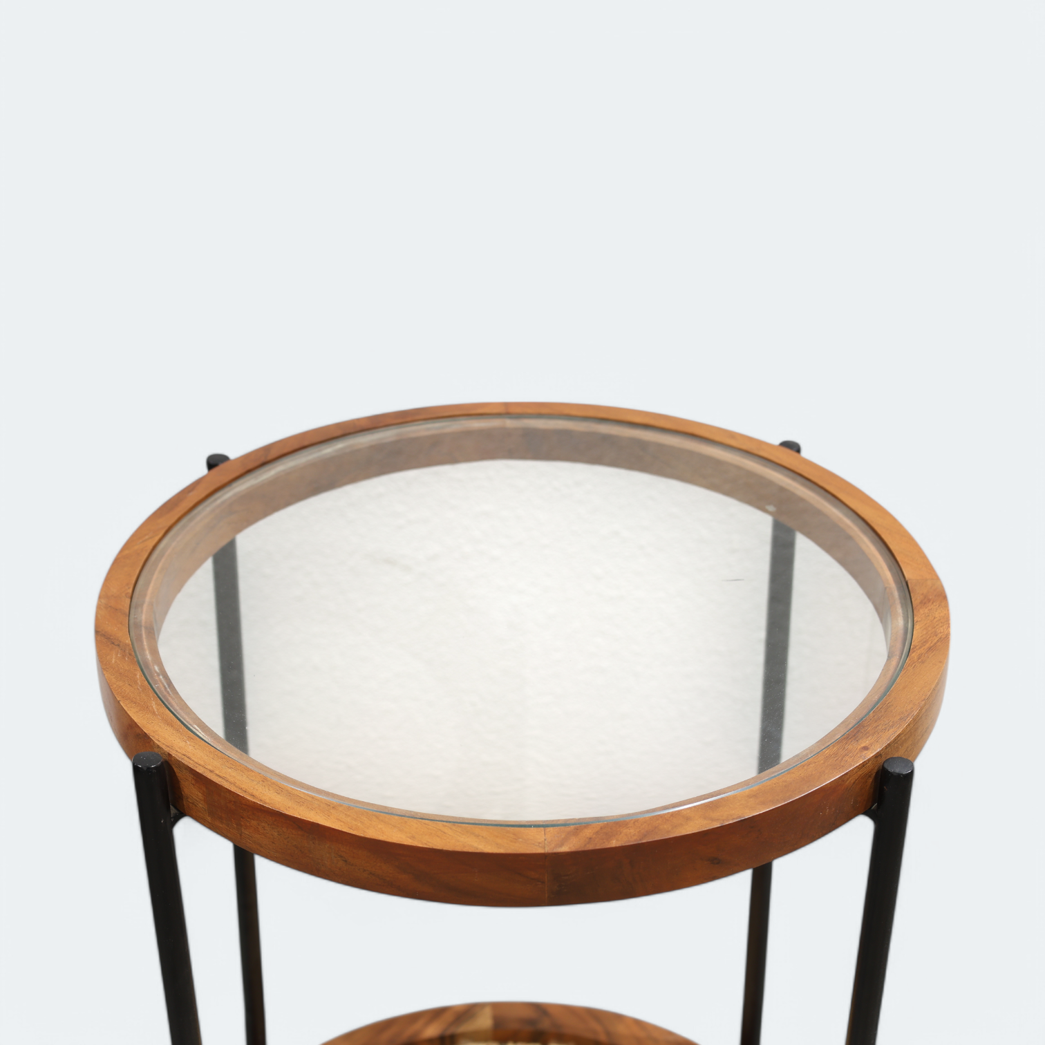 Glass Top Side Table