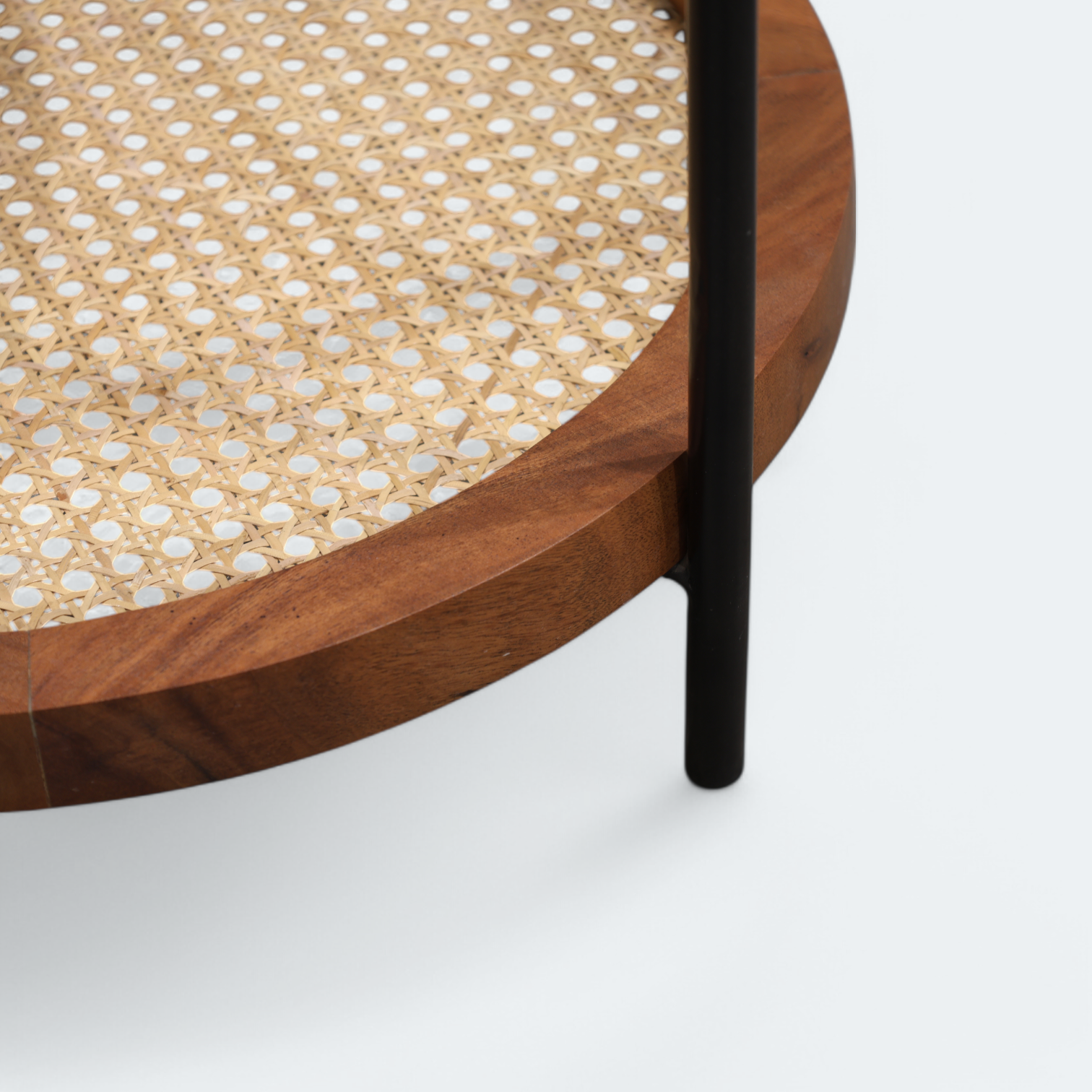Glass Top Side Table