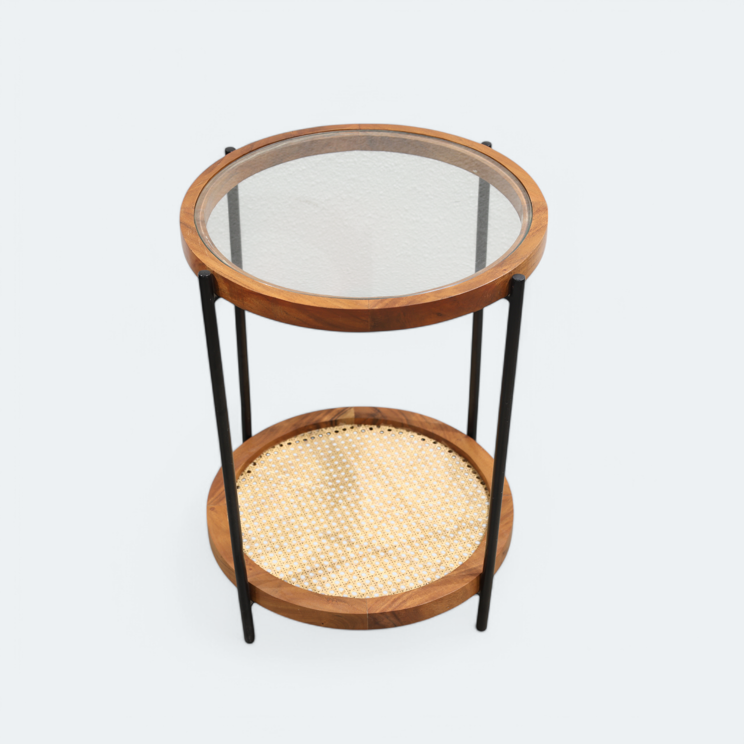Glass Top Side Table