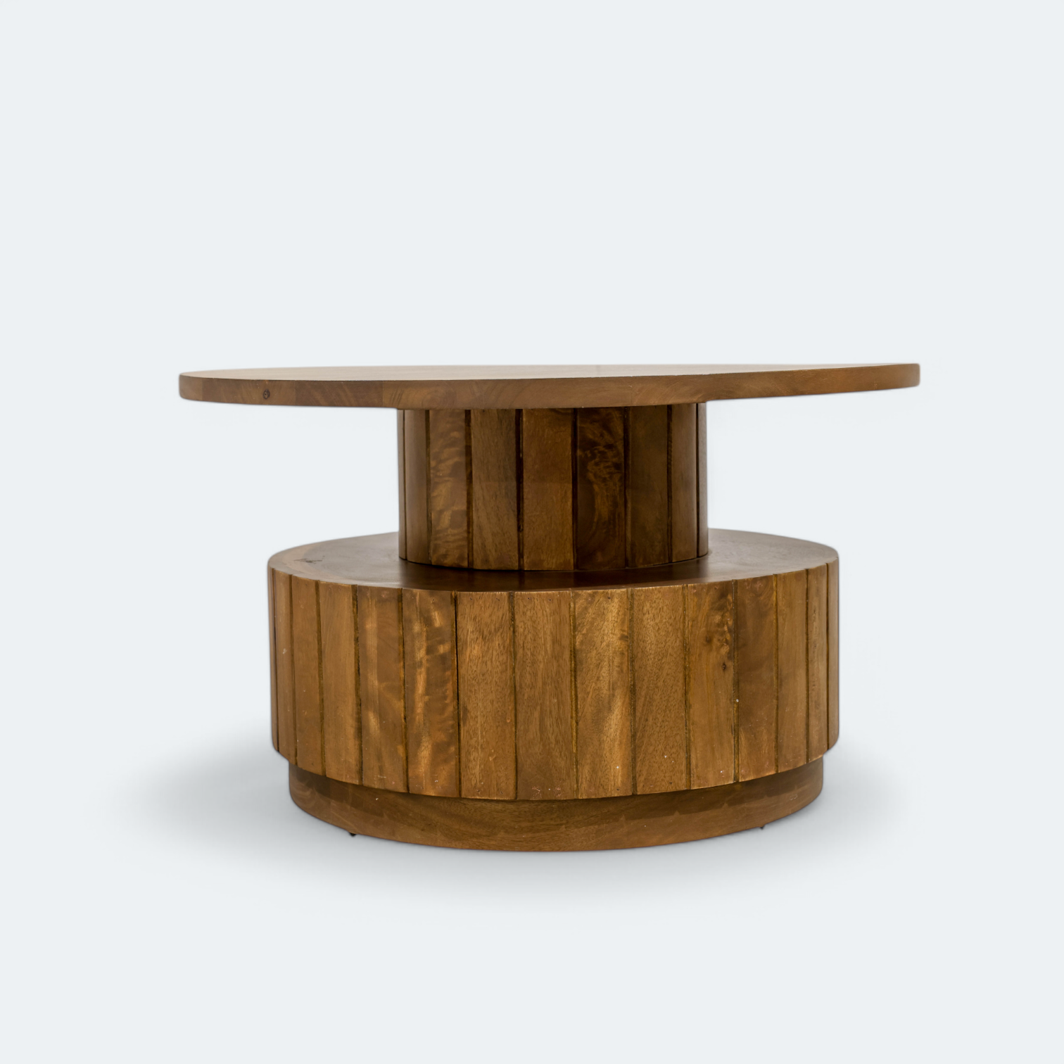 Wooden Fluted Centre Table
