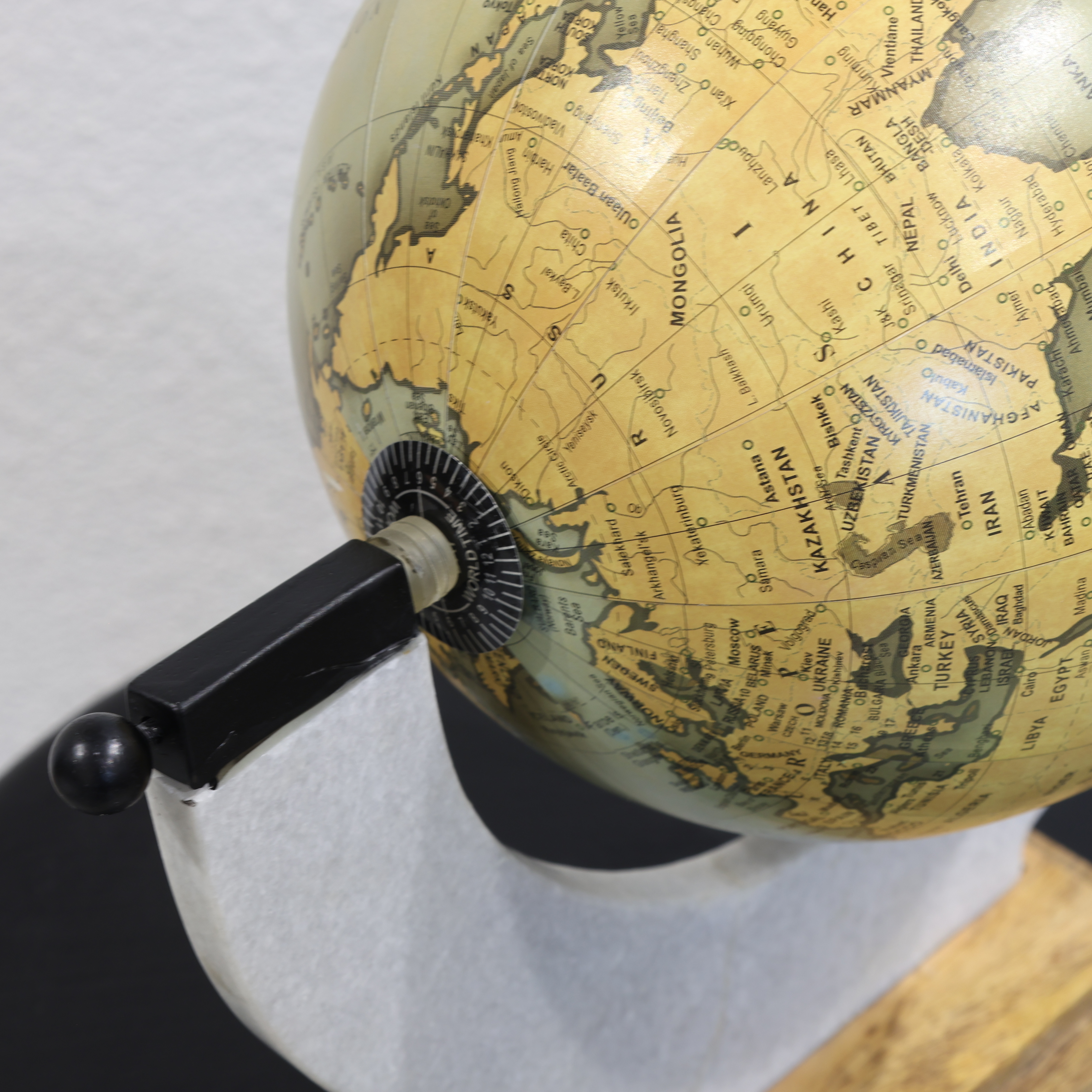 Antique Home Decor World Map Globe