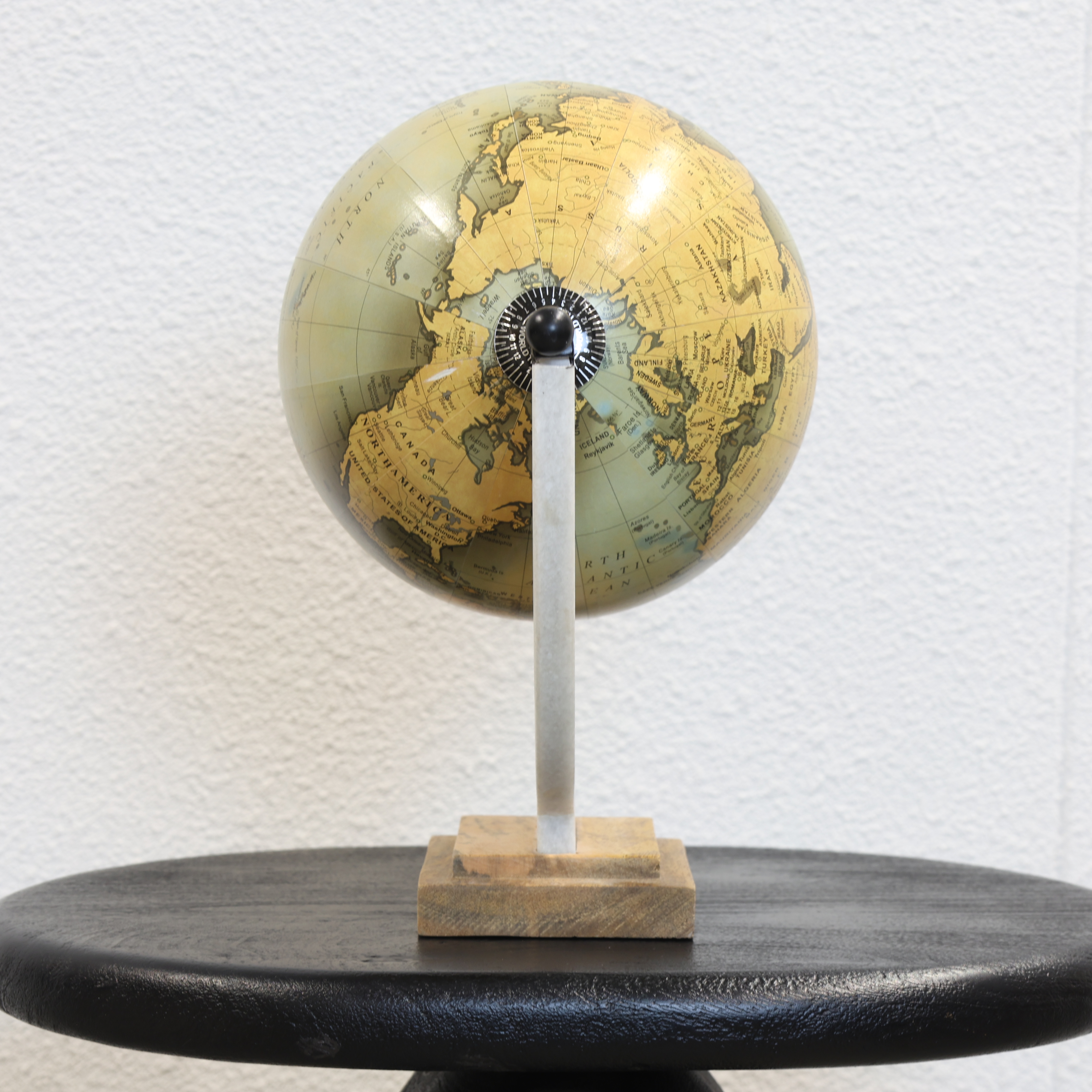 Antique Home Decor World Map Globe