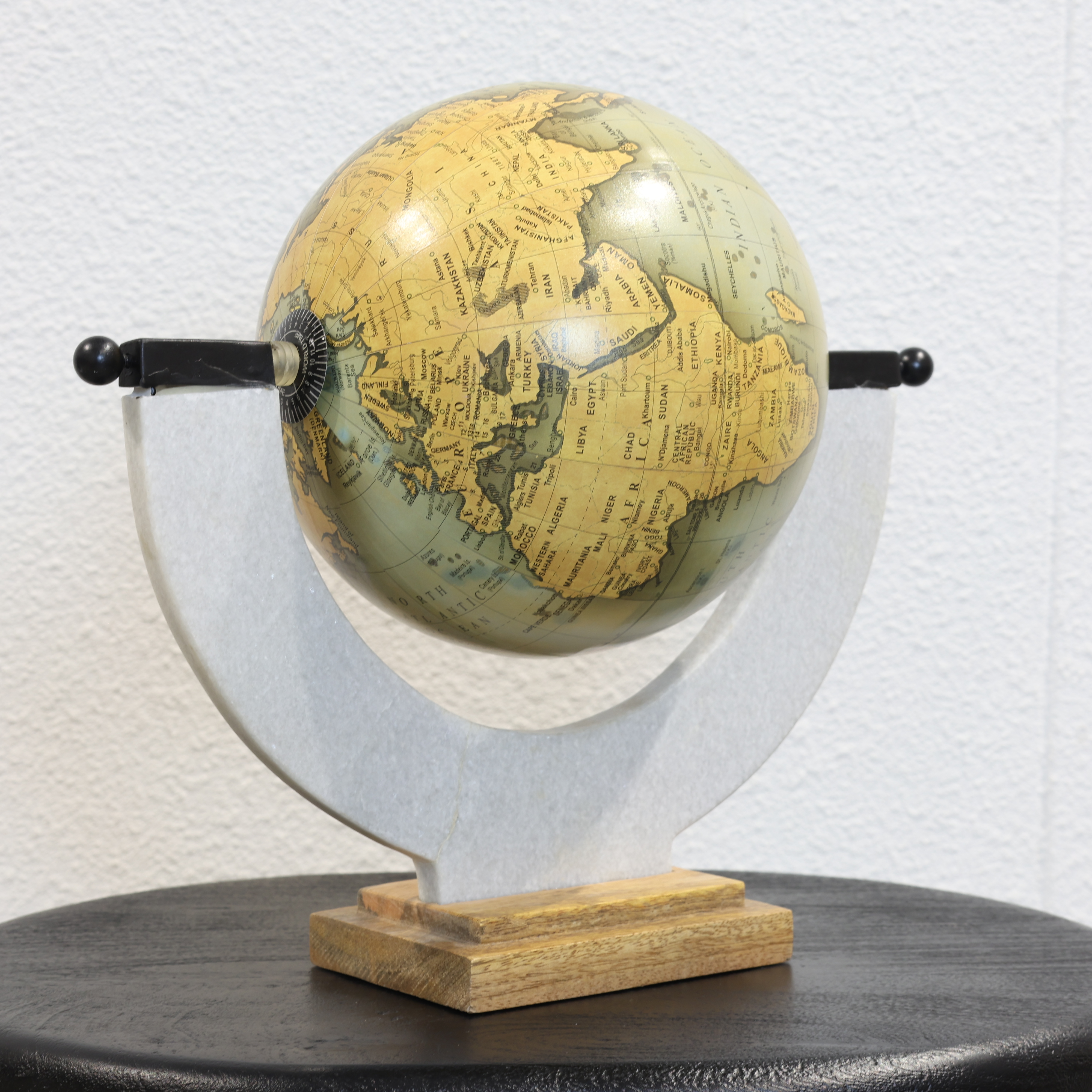Antique Home Decor World Map Globe