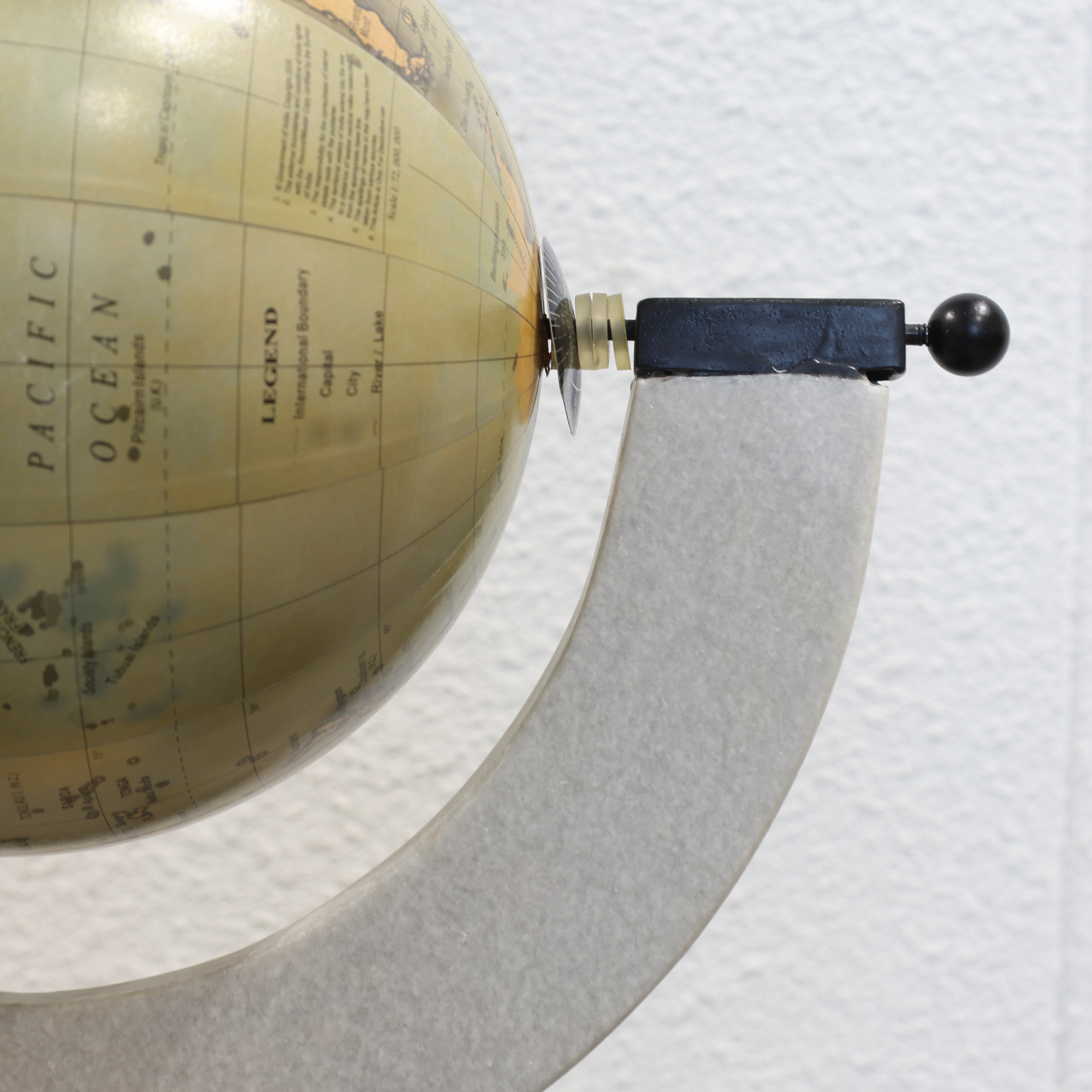 Antique Home Decor World Map Globe