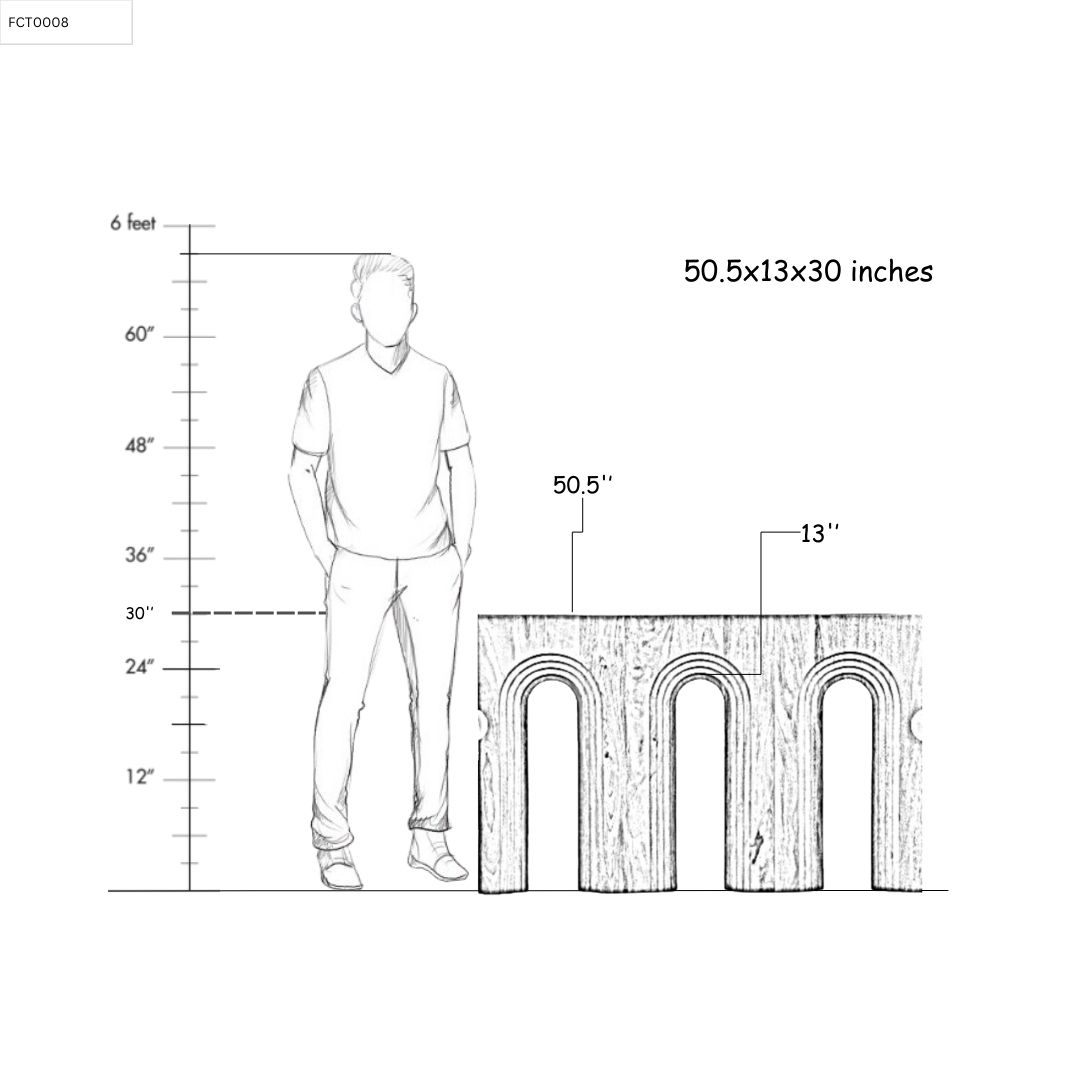 Architectural Arch Console Table