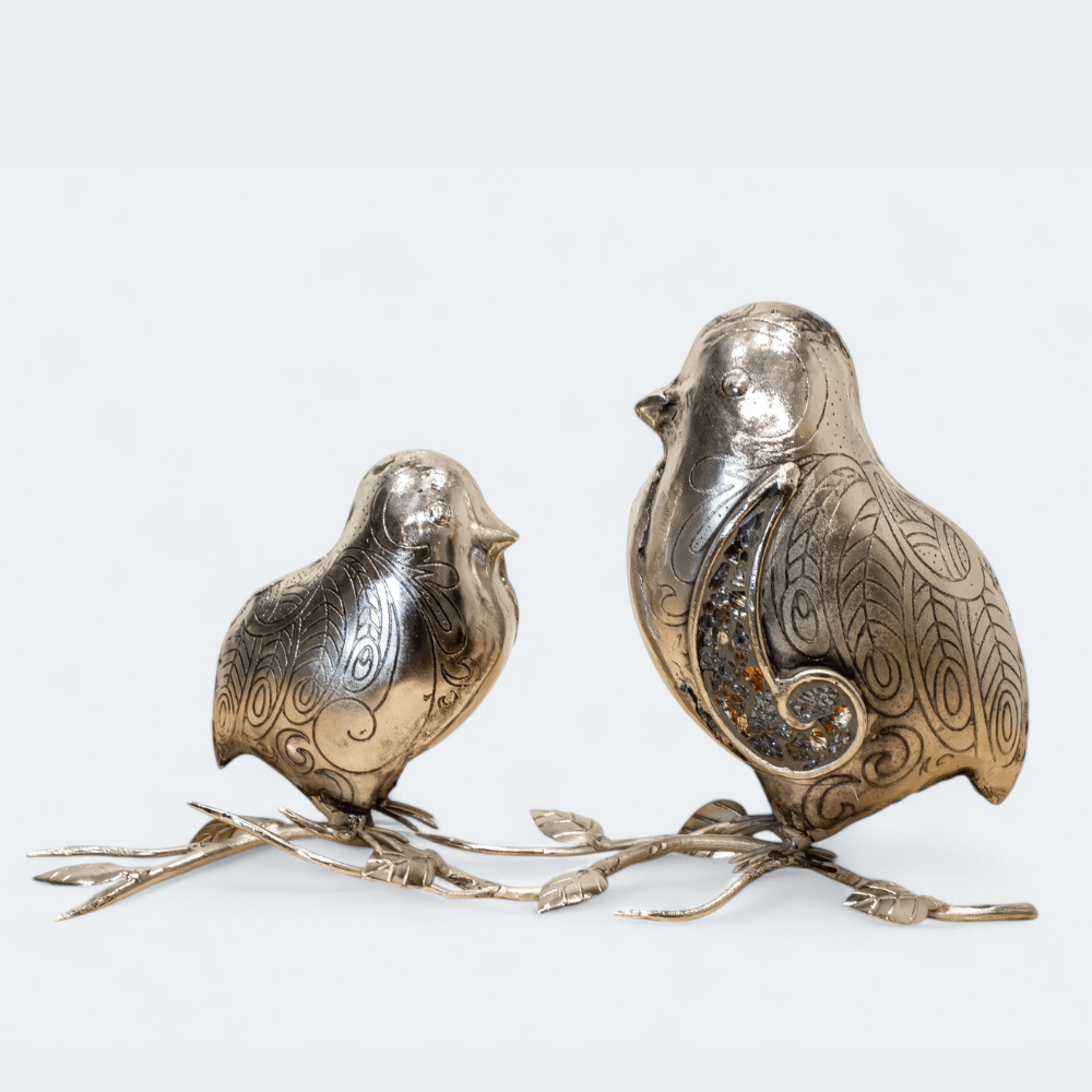 Luxury Craft Shimmering Songbird Table Decor
